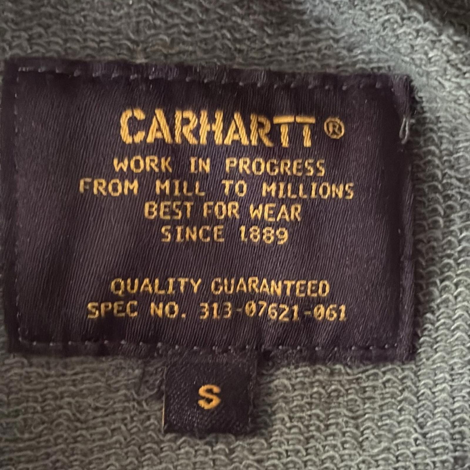 Carhartt Carhartt WIP Loopback Cotton Blend Jersey Hoodie Amy Green Size US S / EU 44-46 / 1 - 9 Thumbnail