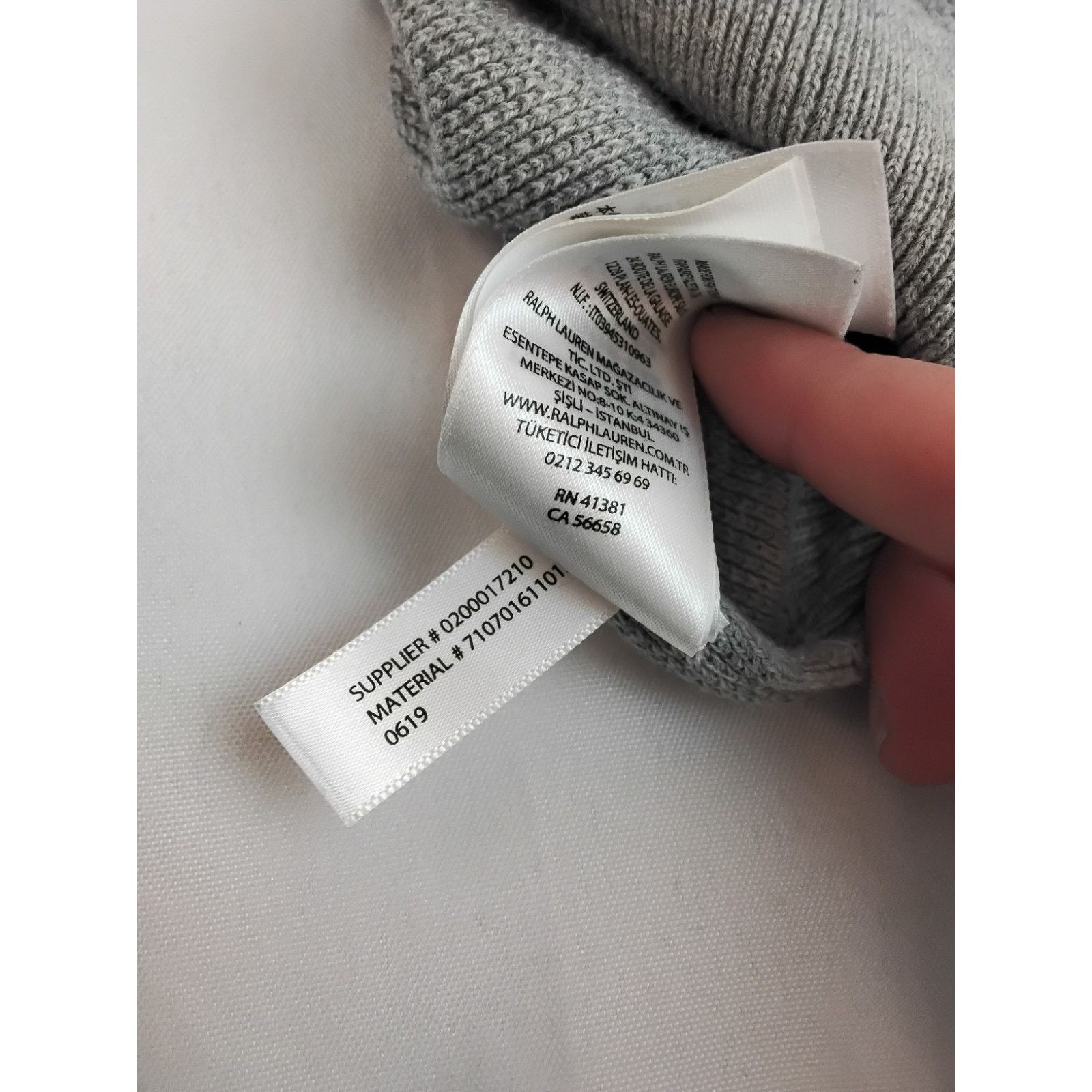Polo Ralph Lauren Polo Ralph Lauren 1/4 Zip Men's L Gray Pima Cotton Waffle Size US L / EU 52-54 / 3 - 9 Thumbnail