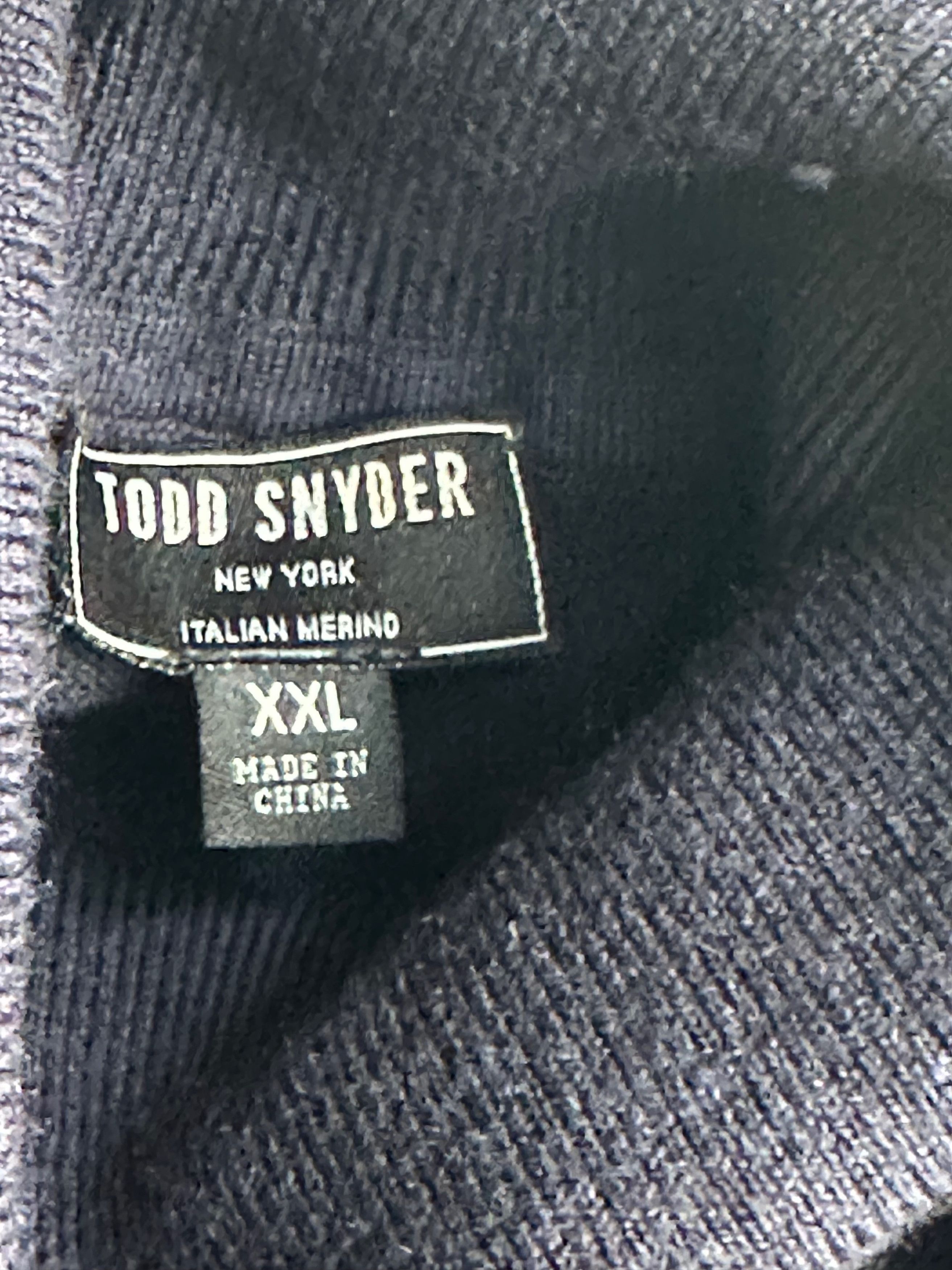 Todd Snyder Todd Snyder Merino Wool Turtleneck - Navy - XXL Size US XXL / EU 58 / 5 - 3 Thumbnail