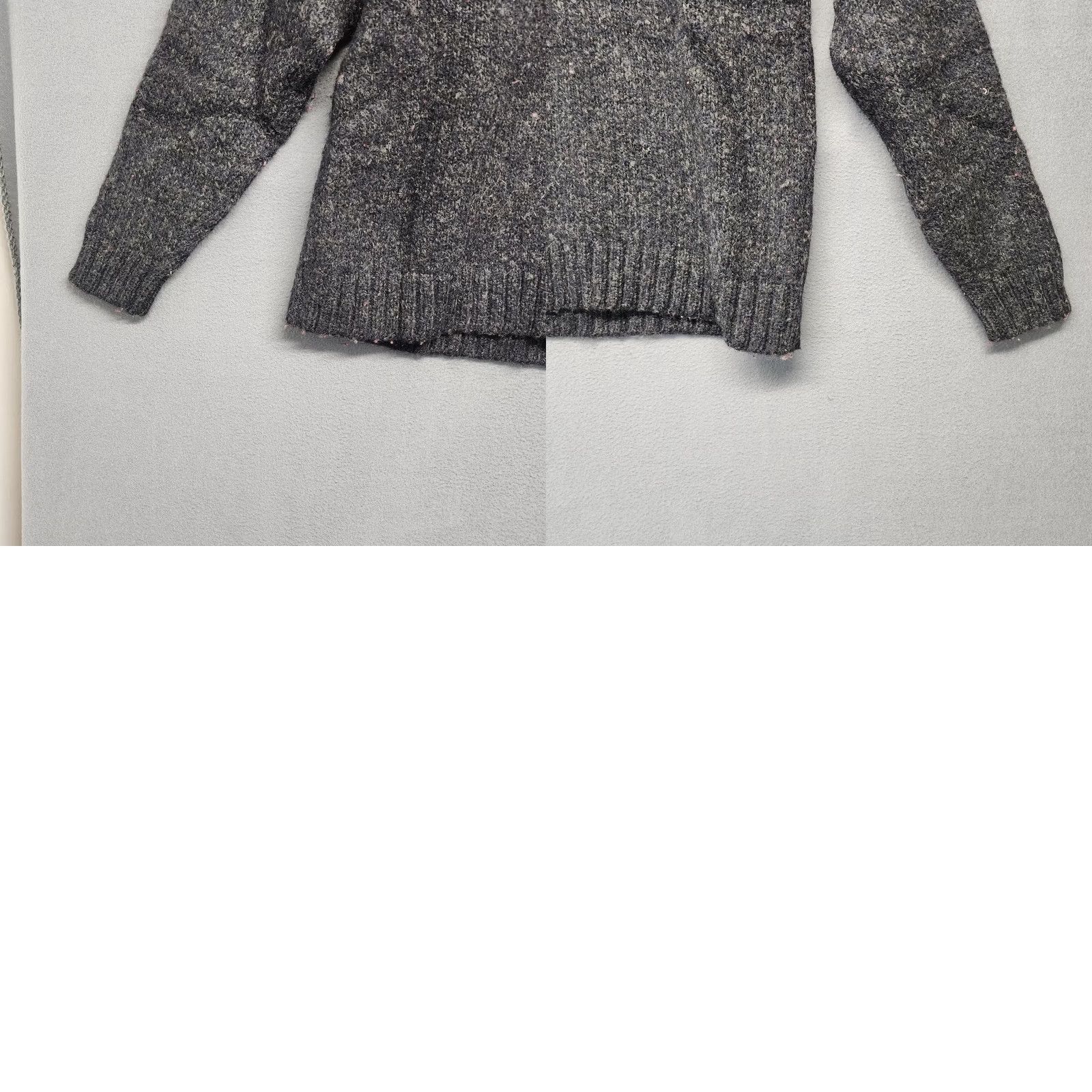 Abercrombie & Fitch VINTAGE Abercrombie & Fitch Sweater Mens Small Grey Fair Isle 100% Wool Crew Neck Long Sleeve Pullover Winter Fall Womens Mens Size US S / EU 44-46 / 1 - 8 Thumbnail