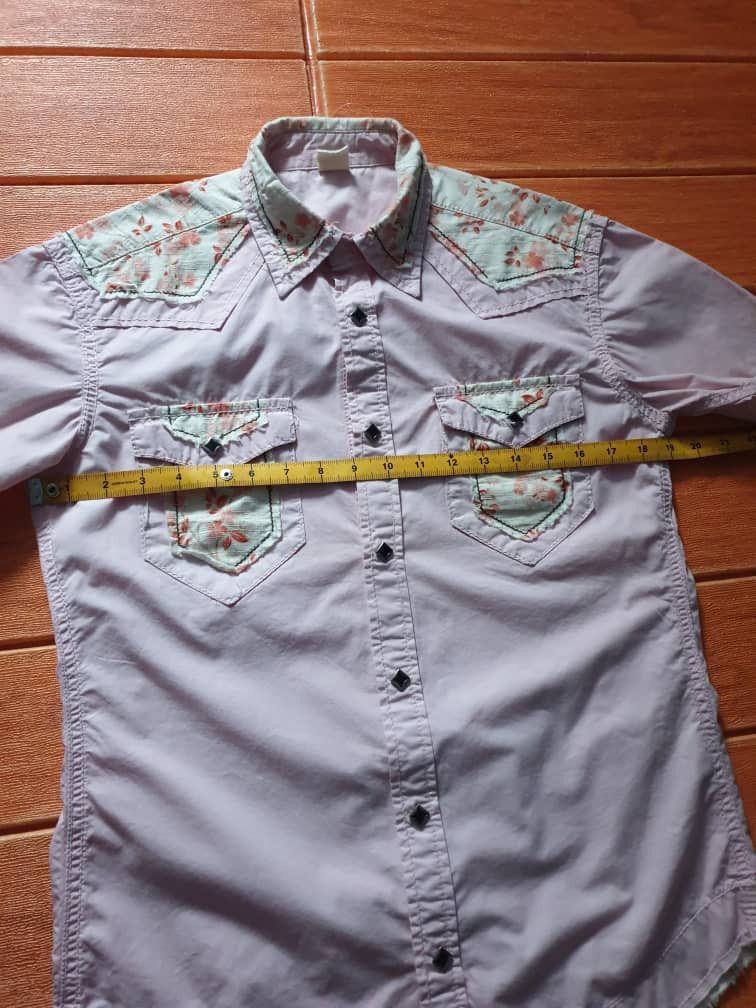 Eternal 💥Eternal Japanese brand soft pink western shirt Size US M / EU 48-50 / 2 - 7 Thumbnail