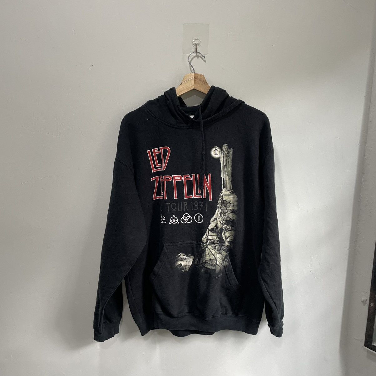 Band Tees Vintage 00s Led Zepplin graphic hoodie sweatshirt Size US L / EU 52-54 / 3 - 1 Thumbnail
