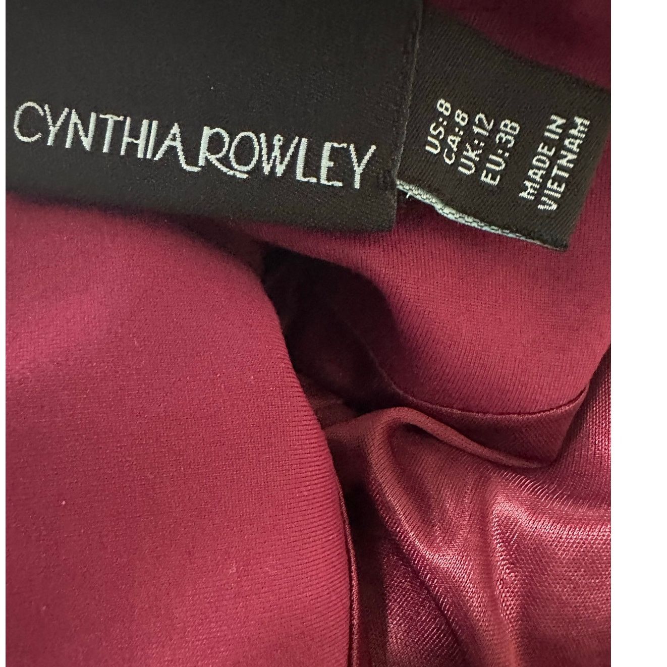 Cynthia Rowley Cynthia Rowley plum fit and flare mini dress size 8 Size M / US 6-8 / IT 42-44 - 3 Thumbnail
