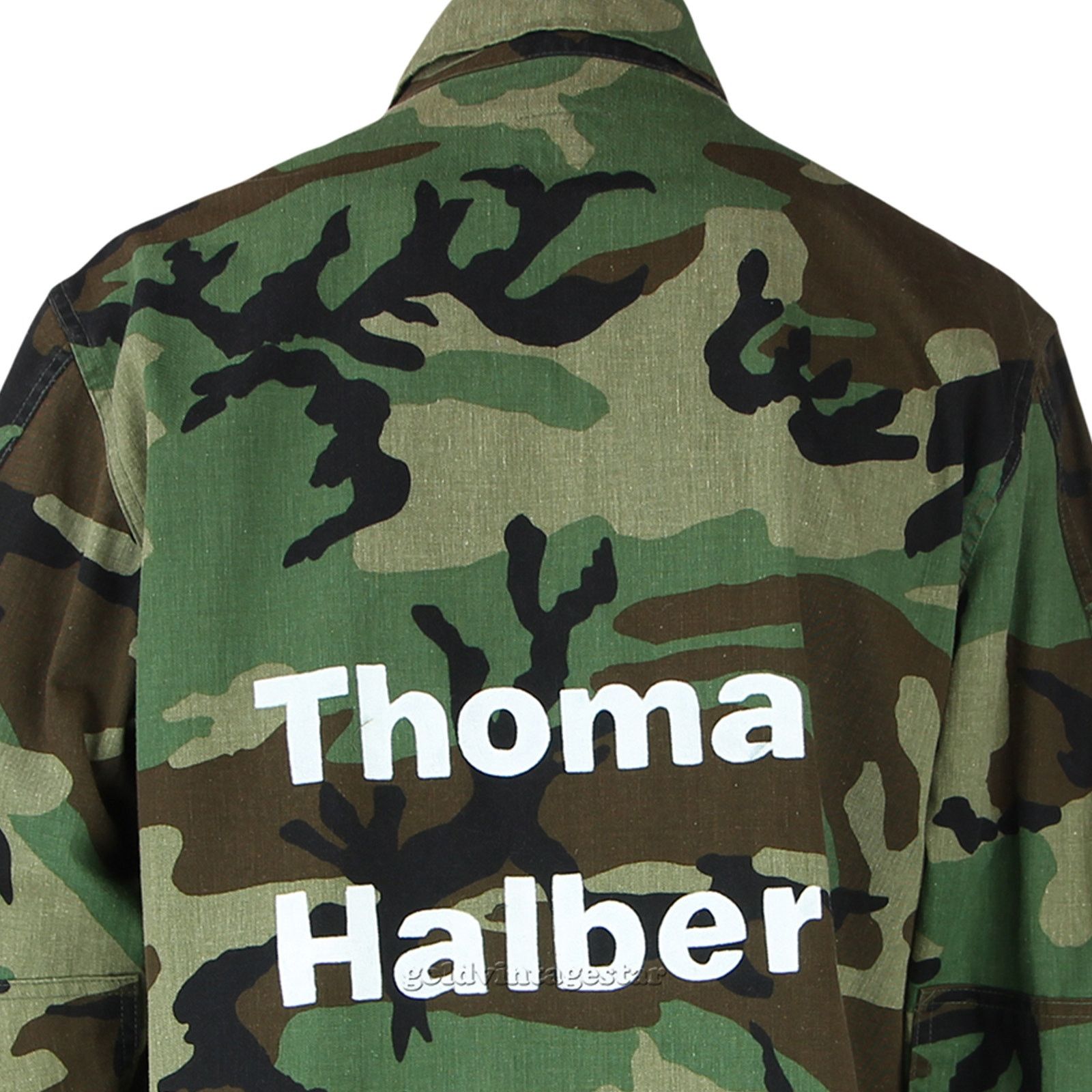 Vintage Vintage Army Woodland Camo Camouflage Tactical Hunter Shirt Size US L / EU 52-54 / 3 - 5 Thumbnail