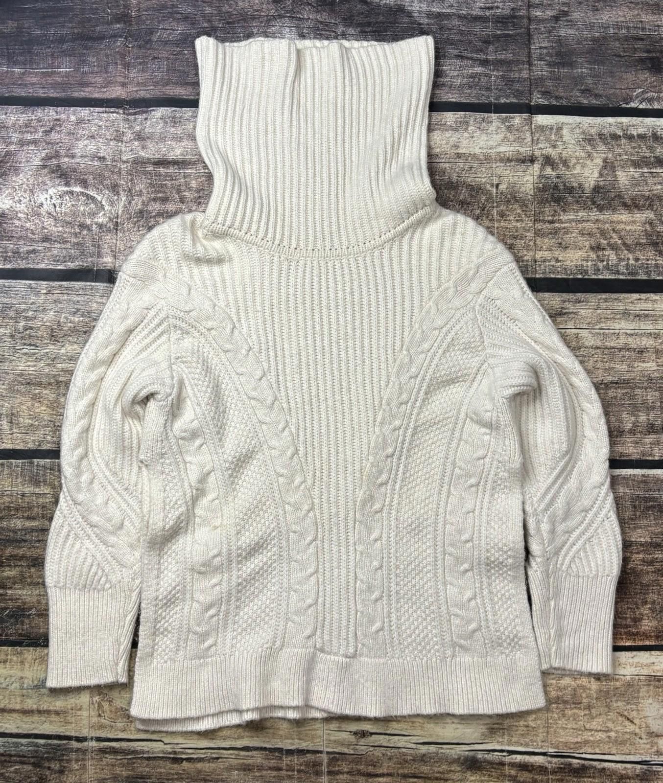Banana Republic Banana Republic Sweater Womens XS Cable Merino Wool Alpaca Size XS / US 0-2 / IT 36-38 - 1 Thumbnail