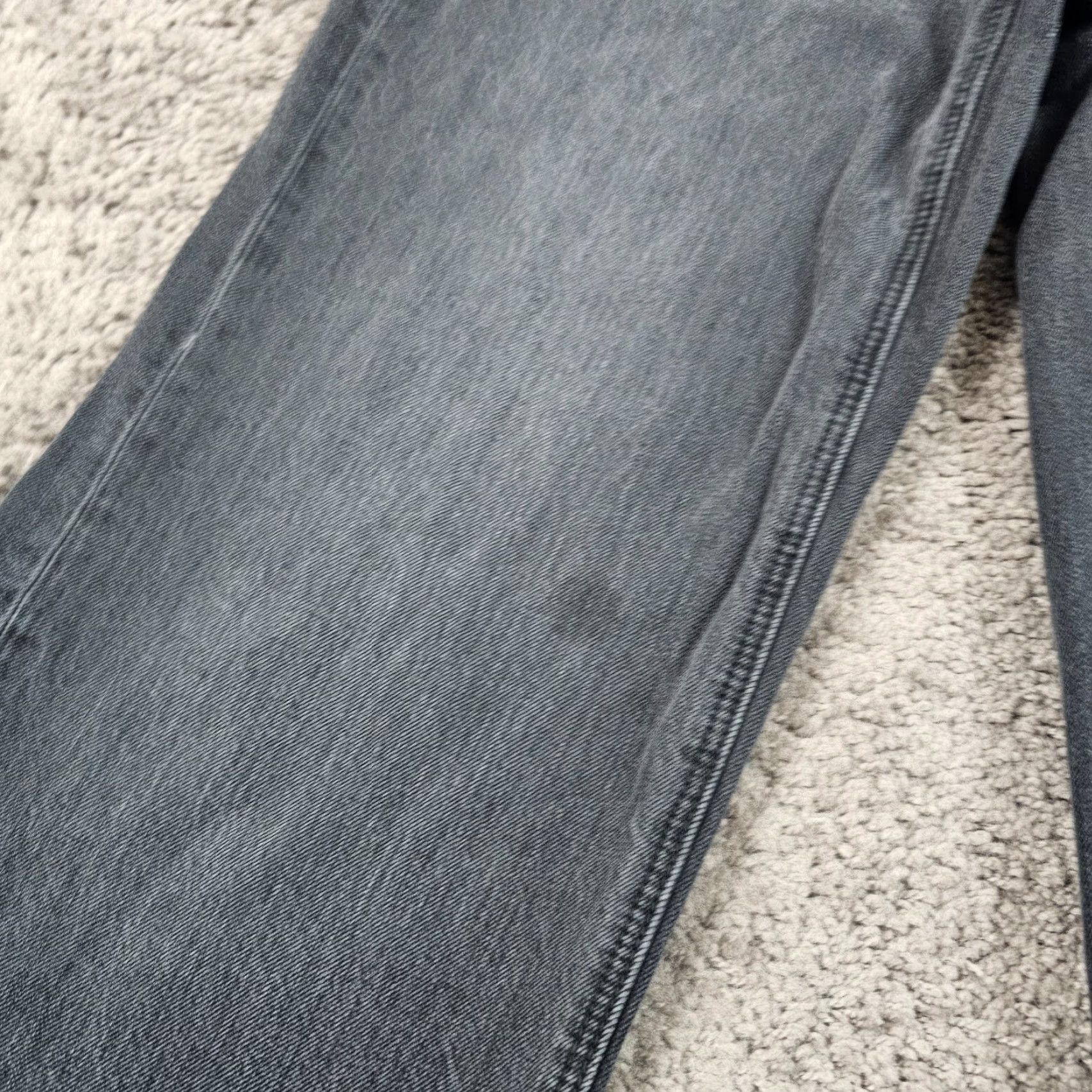 American Eagle Outfitters American Eagle Jeans Womens Size 0 Gray Stovepipe Stretch Straight Mid Rise 25x29 Denim Size 25" / US 0 / IT 36 - 4 Thumbnail