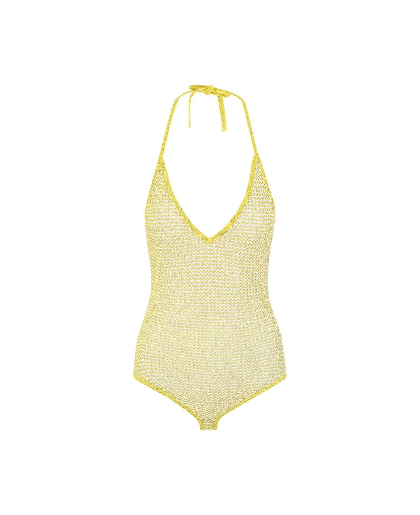 Bottega Veneta o1y0725 Bodysuit in Yellow Size S / US 4 / IT 40 - 1 Thumbnail