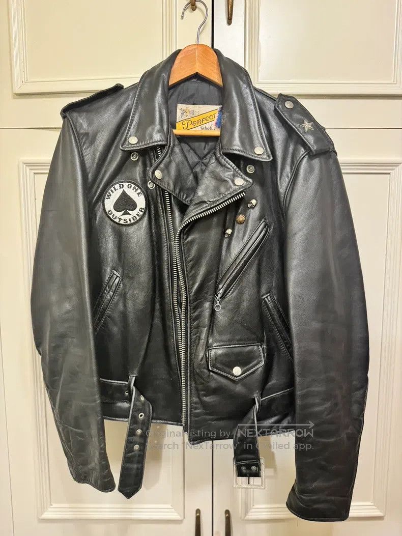 Schott Schott Cable-stayed locomotive leather jacket Size US L / EU 52-54 / 3 - 2 Thumbnail