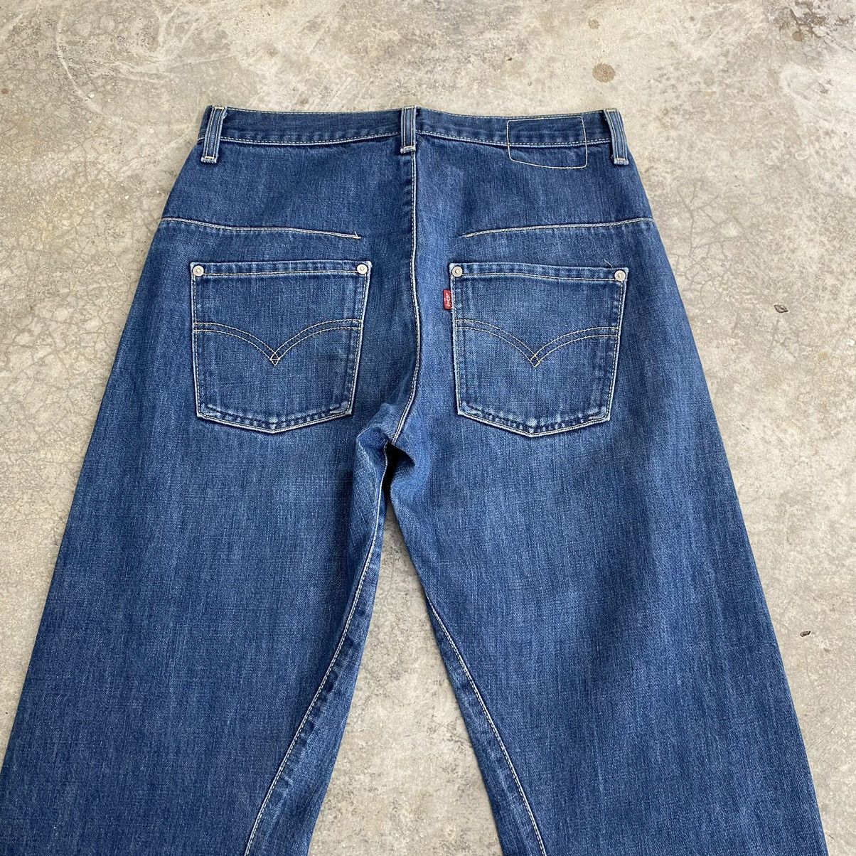 Levi's Vintage Levis Engineered Takuya Kimura Relaxed Denim Jeans Size US 30 / EU 46 - 8 Thumbnail