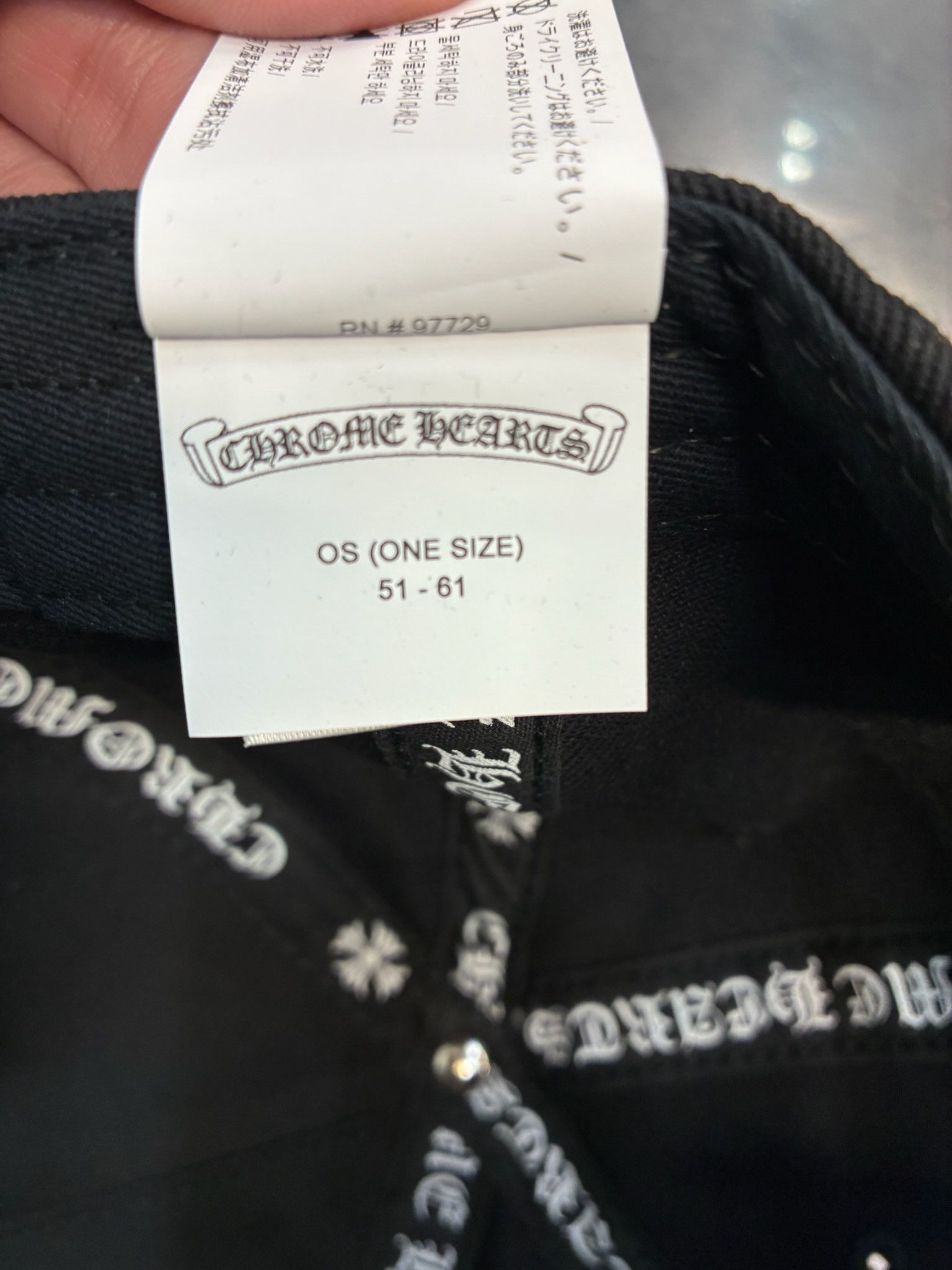Chrome Hearts Chrome Hearts RS3 Hat Size ONE SIZE - 9 Thumbnail