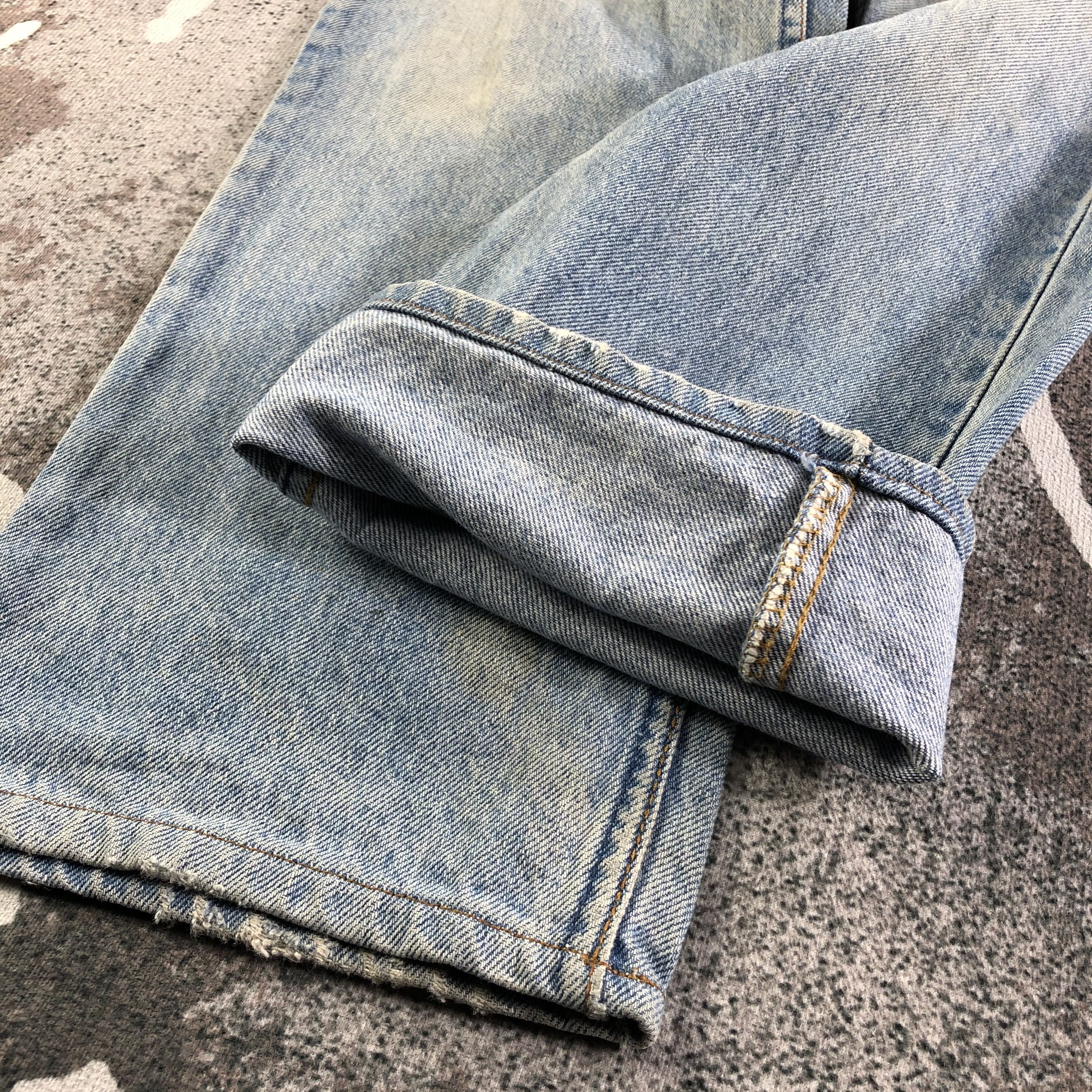 Levi's Vintage Levis 505 Jeans Rusty Blue Denim KJ2484 Size US 29 - 7 Thumbnail