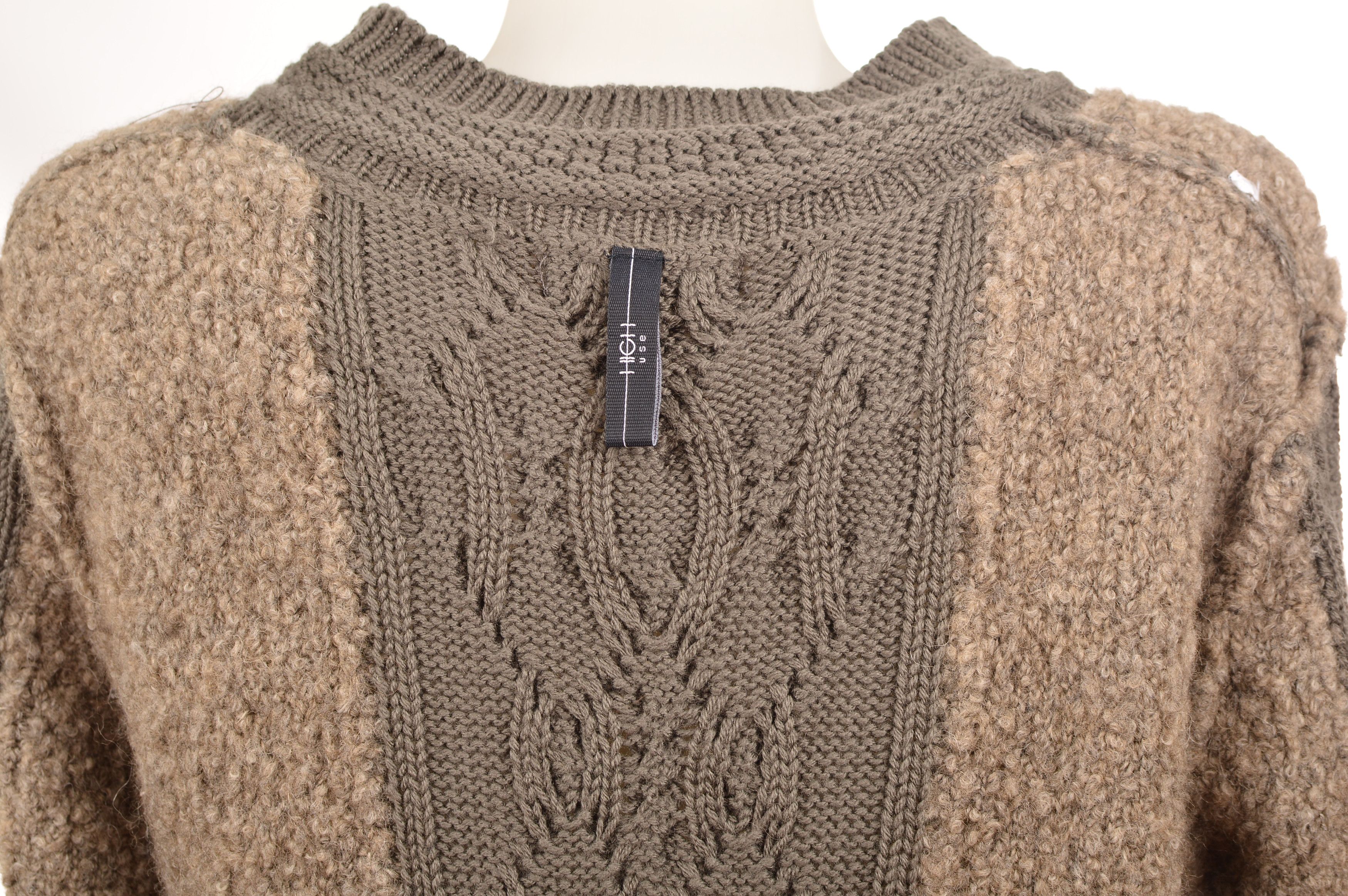 Designer High Use Whip Up Wool Blend Mixed Fabrics Sweater Size M / US 6-8 / IT 42-44 - 5 Thumbnail
