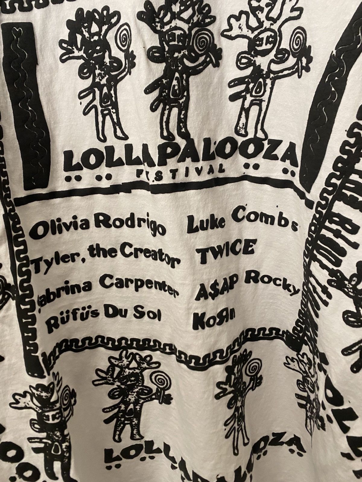 Cactus Plant Flea Market Cactus Plant Flea Market Lollapalooza Tee Size US XL / EU 56 / 4 - 2 Thumbnail