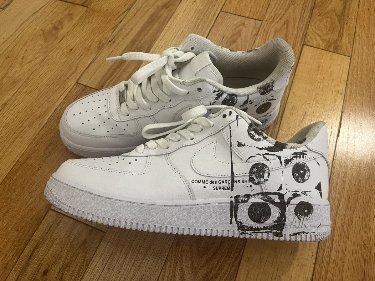 Nike x Supreme x Comme Des Garcons SHIRT “Eyes” Air Force 1