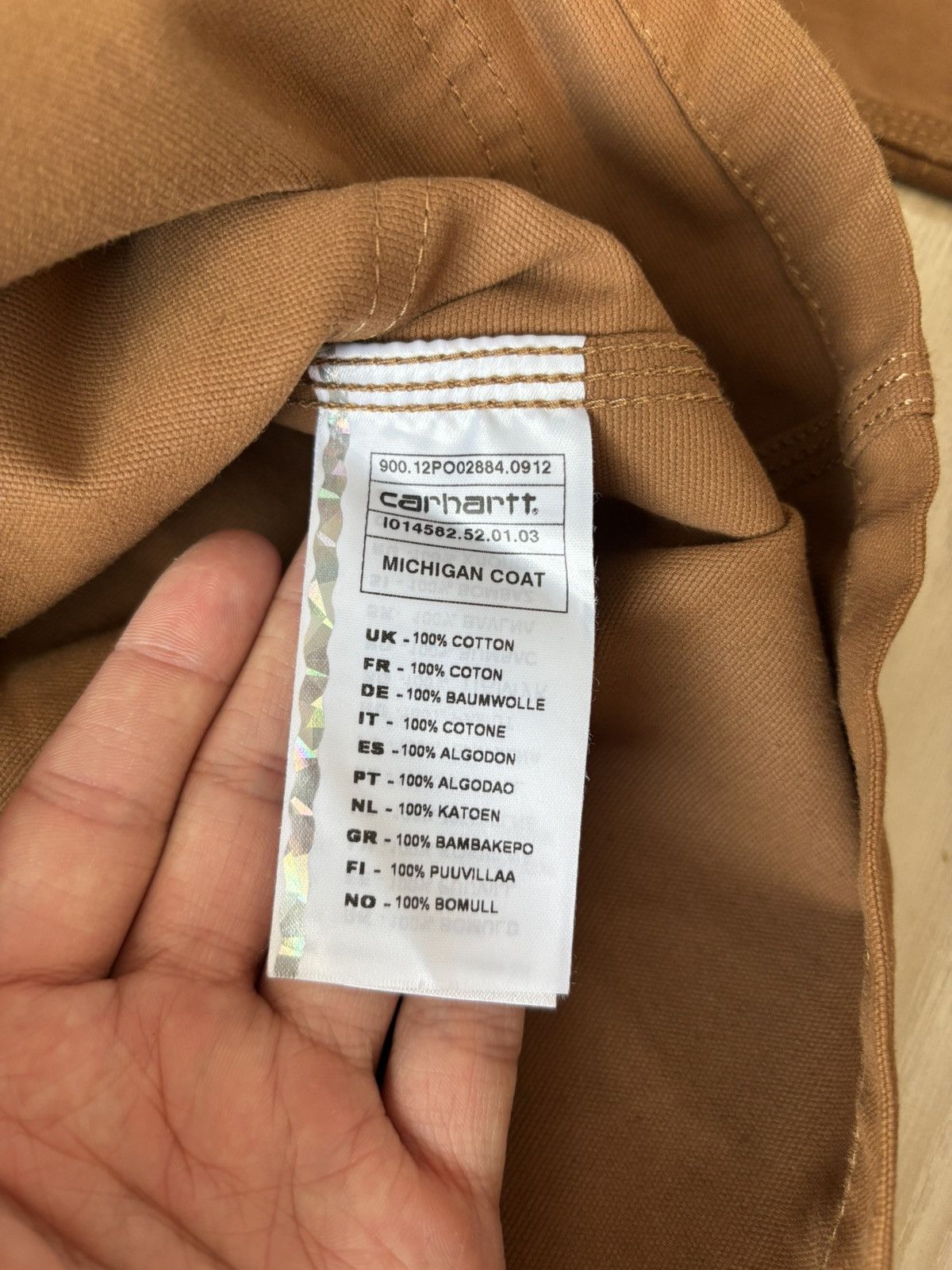 Carhartt × Vintage Vintage Carhartt Michigan Coat Work Jacket Size US L / EU 52-54 / 3 - 8 Thumbnail