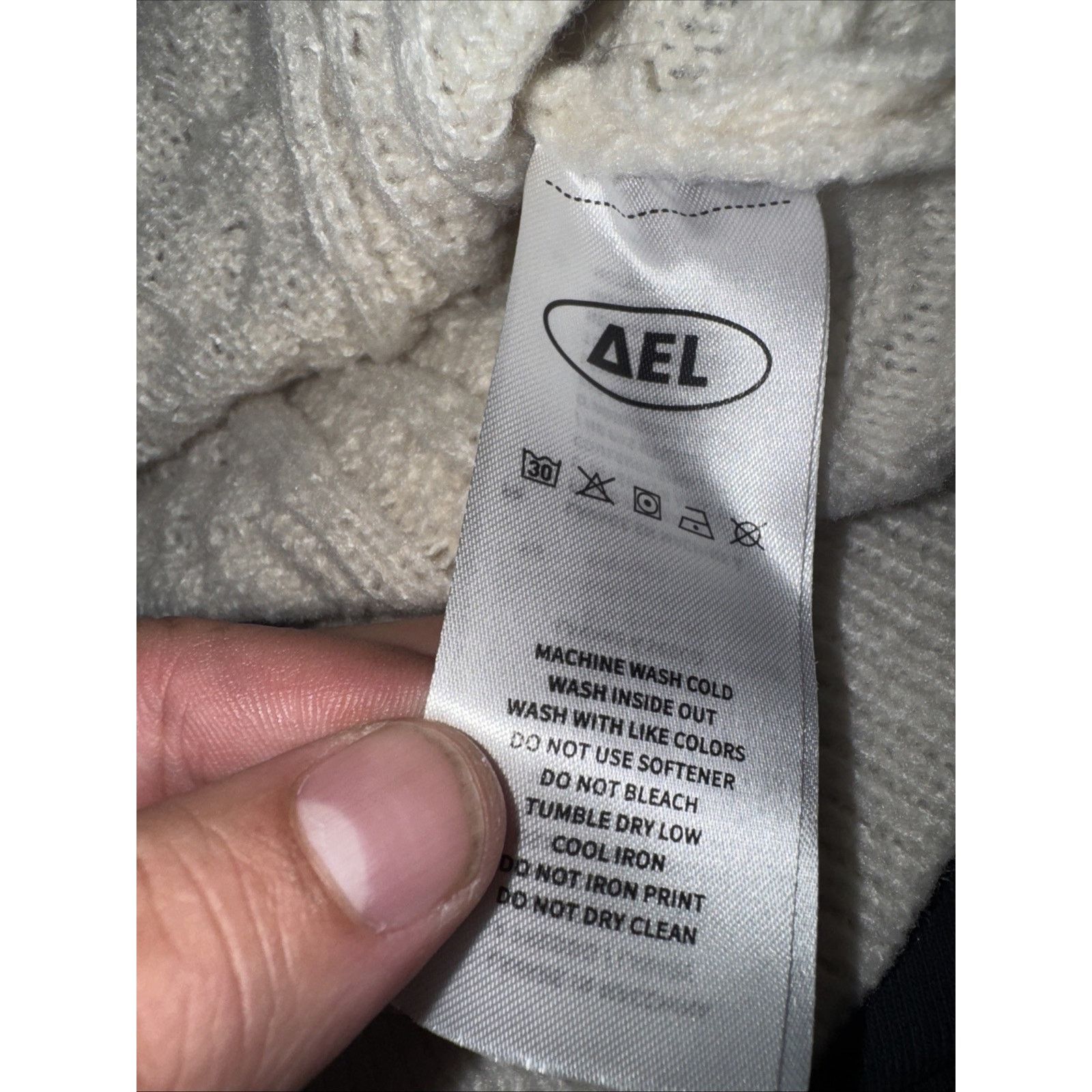 Vintage Aelfric Eden Cable Knit Sweater Cream M Chunky Pullover Size US M / EU 48-50 / 2 - 4 Thumbnail
