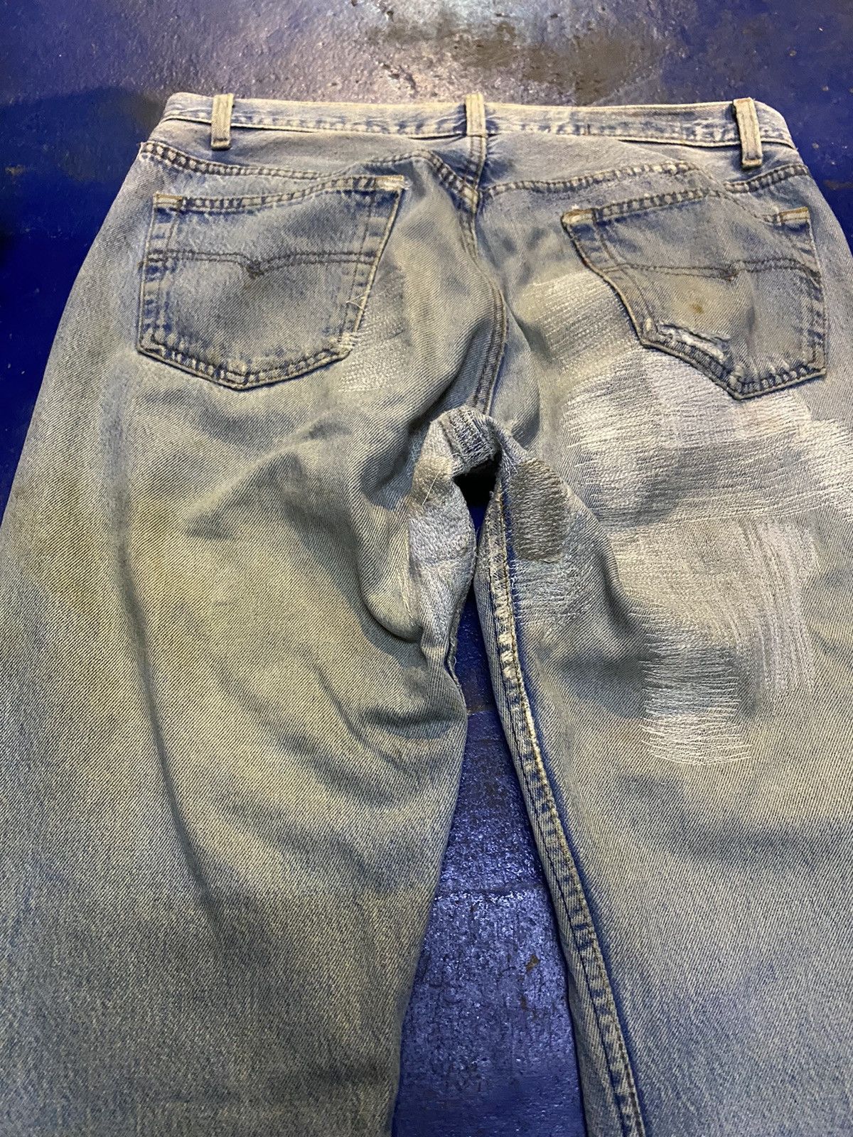 Levi's × Levi's Vintage Clothing × Vintage Levis vintage USA 🇺🇸 distressed Size US 35 - 4 Thumbnail