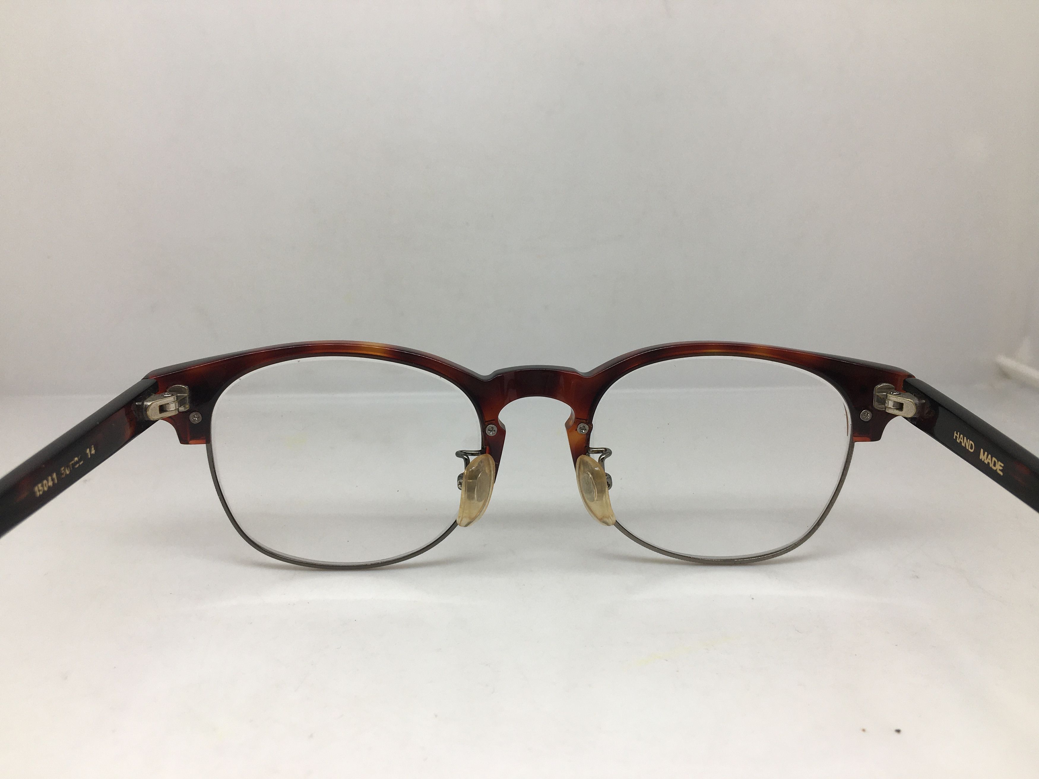 Other Mod Malcolm X Red Brown Silver Eyeglasses Frame Size ONE SIZE - 4 Thumbnail