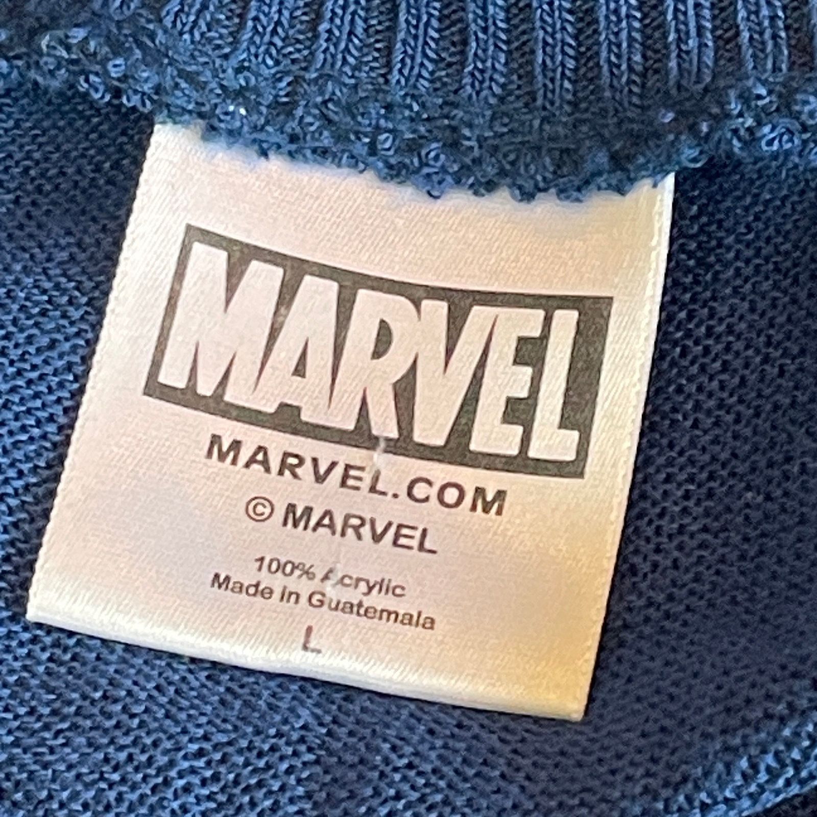 Marvel Comics Marvel Captain America Shield Insignia Sweater Size Large Size US L / EU 52-54 / 3 - 3 Thumbnail