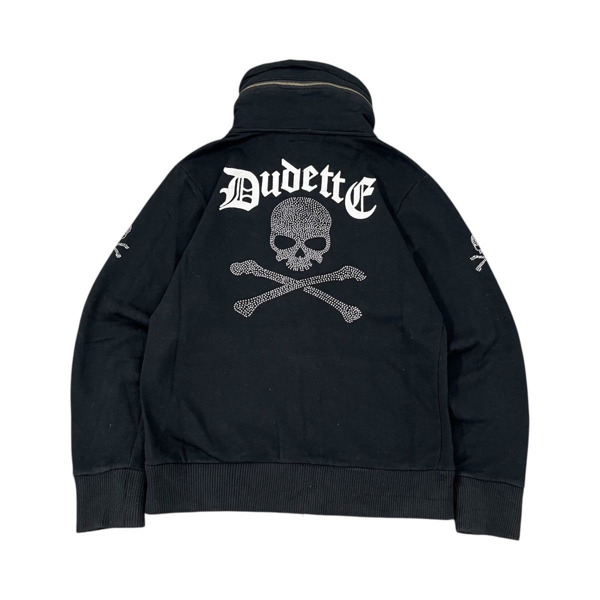 Japanese Brand ☠️ Andre Malraur Homme Gothic ZipHoodie Skull Swarovski Size US M / EU 48-50 / 2 - 4 Thumbnail