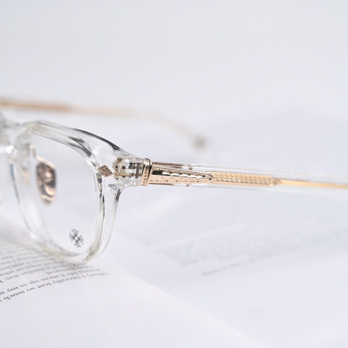 Chrome Hearts CHROME HEARTS CHIRP CHIRP-A CRYSTAL - 18KGP GLASSES Size ONE SIZE - 3 Thumbnail