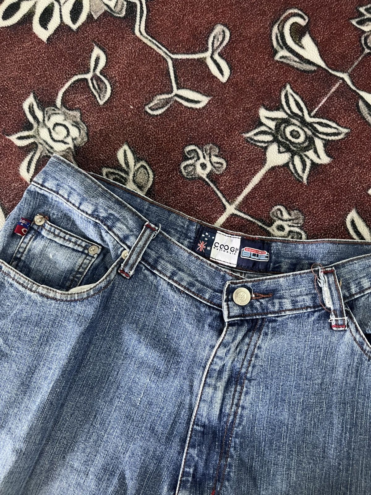 Coogi × Vintage COOGI BLUE DENIM Y2K BAGGYJEANS Size US 36 / EU 52 - 4 Thumbnail