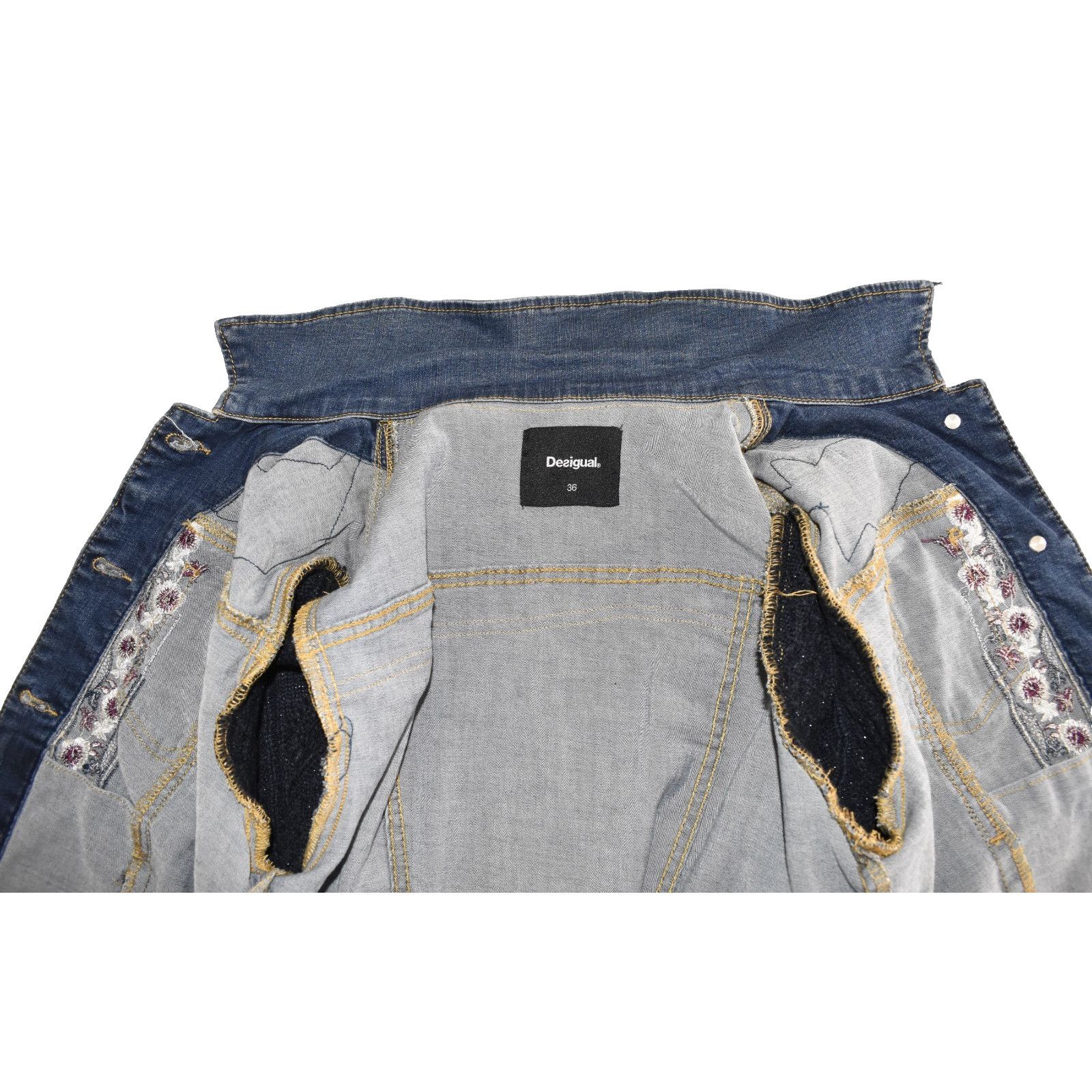 Desigual DESIGUAL Knitted Sleeves Pakaian Jadi Wanita Jacket Sz 36 Size S / US 4 / IT 40 - 5 Thumbnail