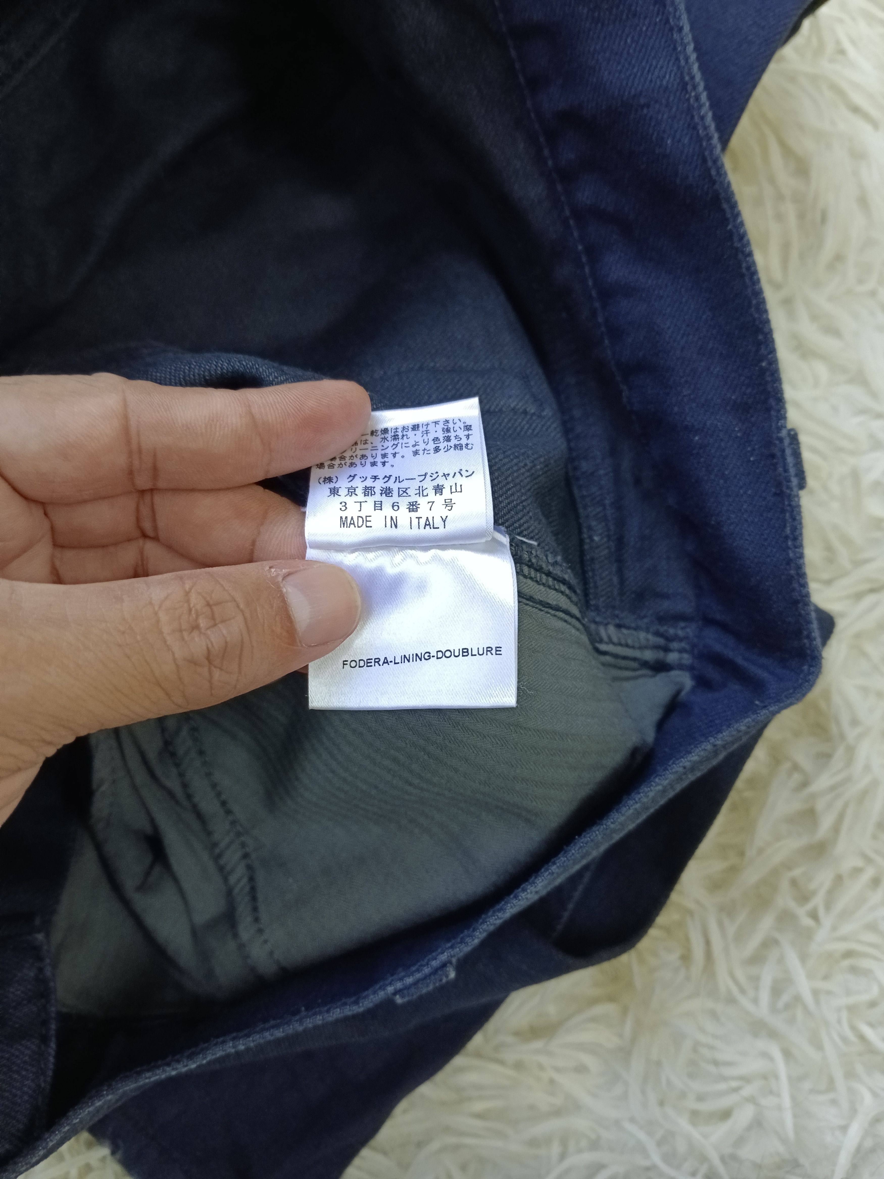 GUCCI MADE IN ITALY DENIM PANTS