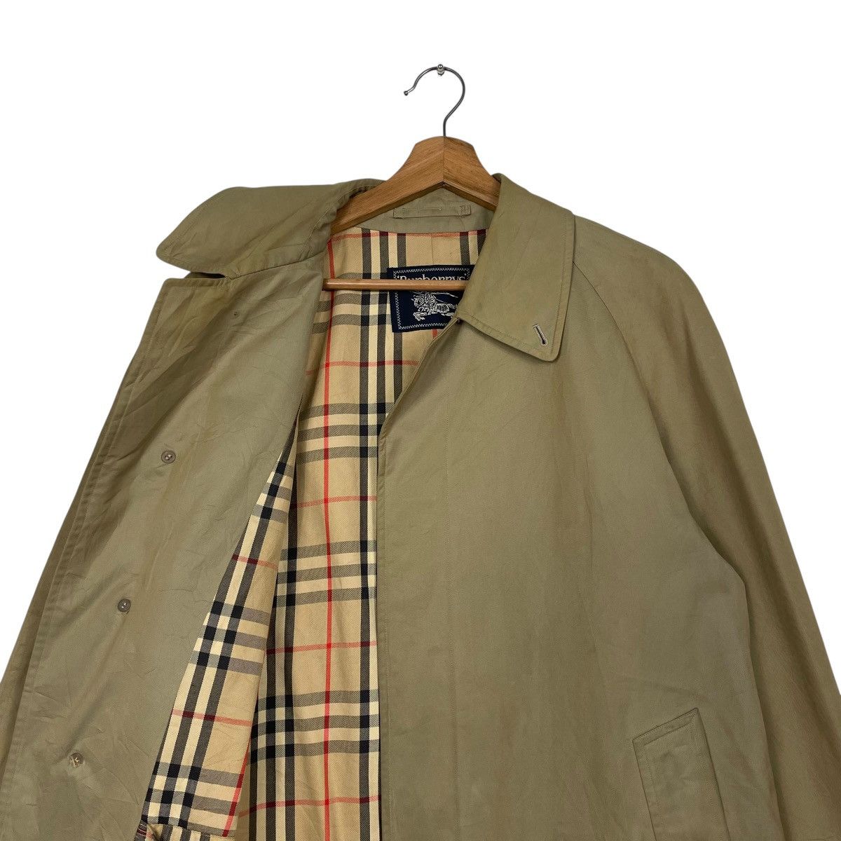 Burberry Vintage Burberrys Nova Check Trench Coat Size US M / EU 48-50 / 2 - 11 Thumbnail