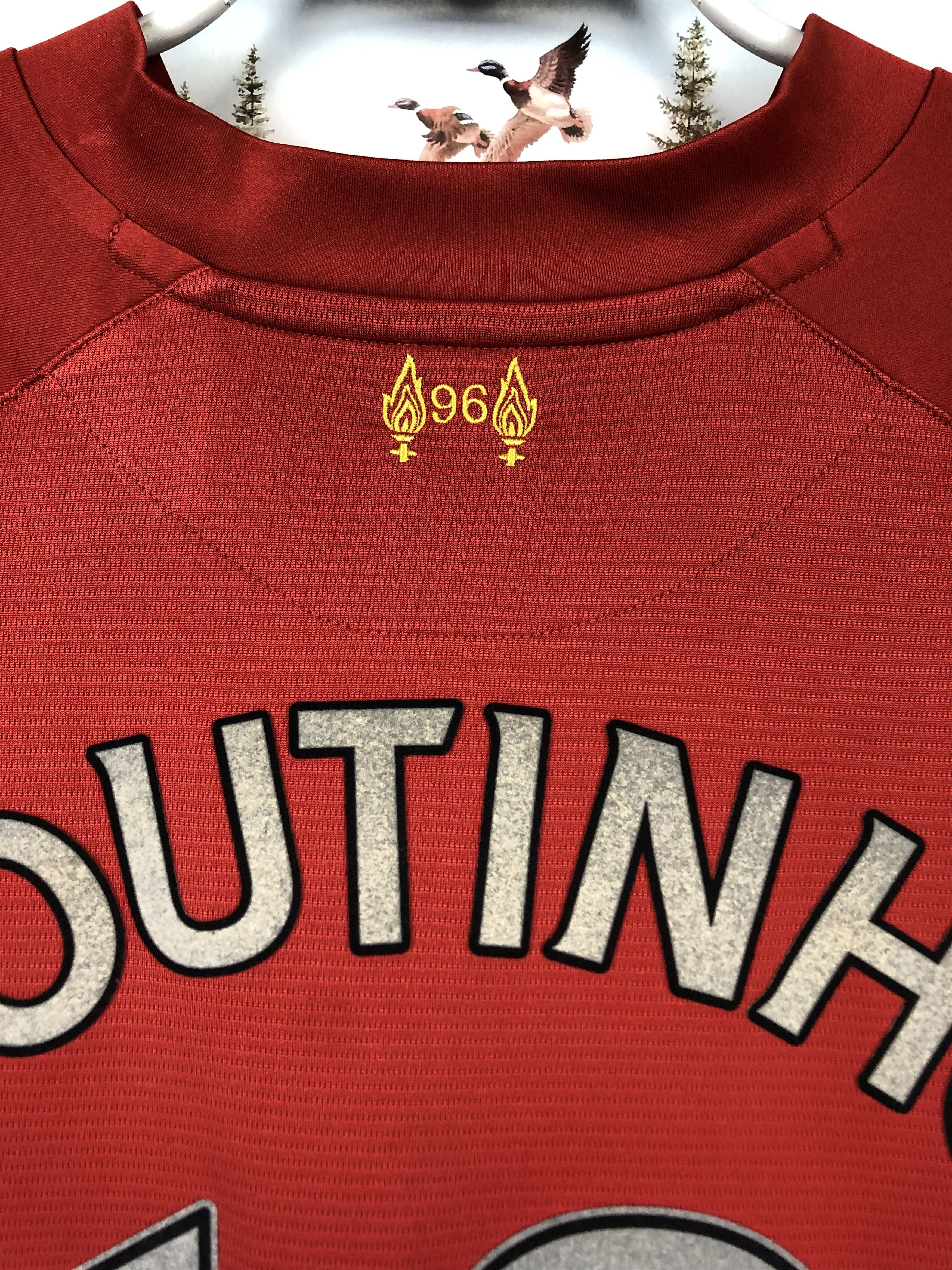 Other Liverpool football shirt 2013 Soccer Jersey #10 Coutinho Size US L / EU 52-54 / 3 - 11 Thumbnail