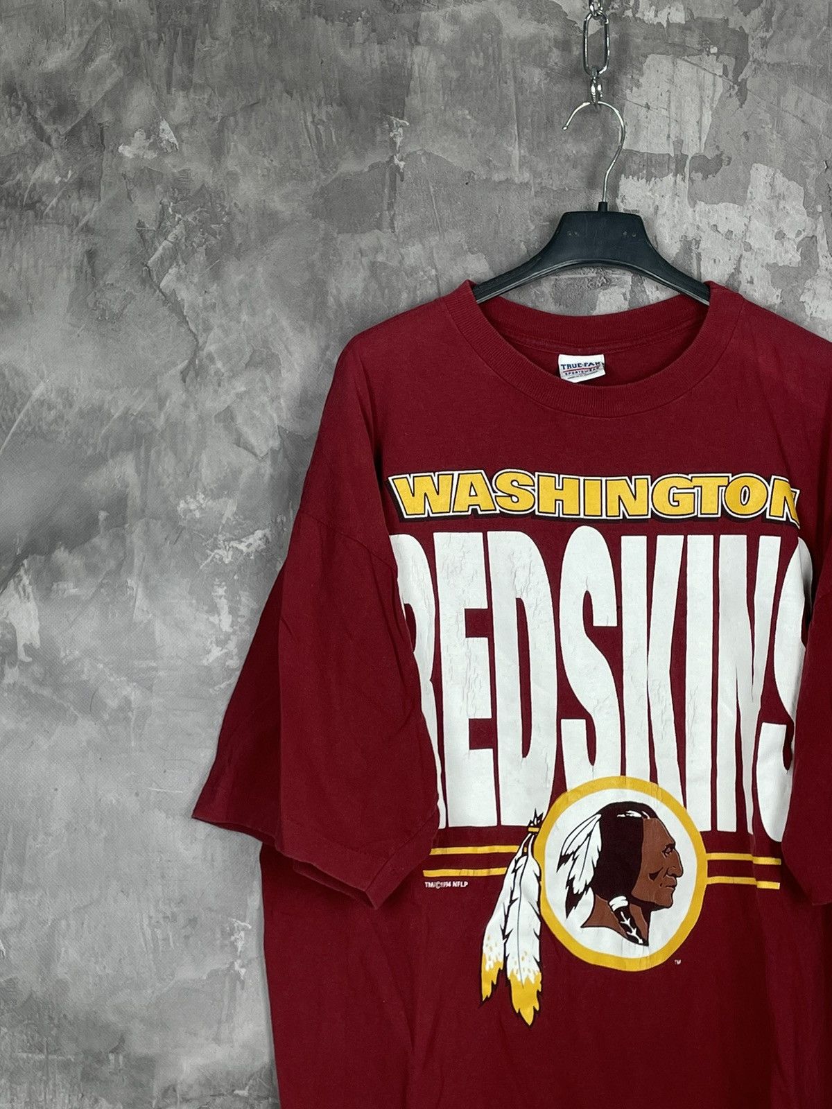 NFL × Vintage VINTAGE 1990s WASHINGTON REDSKINS NFL FOOTBALL T SHIRT Size US XL / EU 56 / 4 - 3 Thumbnail
