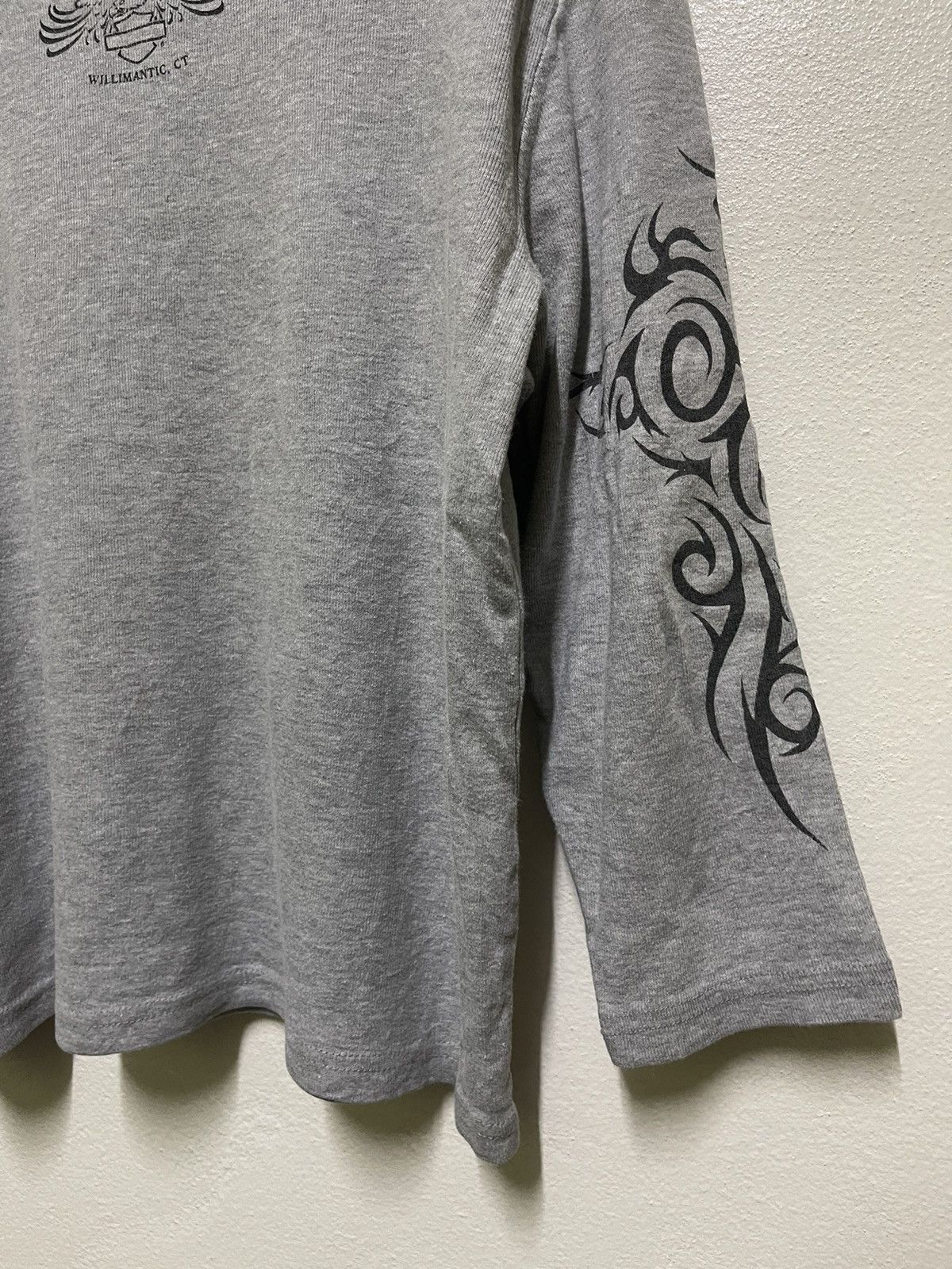 Harley Davidson × Vintage Harley Davidson Flame Sleeve Size XL / US 12-14 / IT 48-50 - 13 Thumbnail