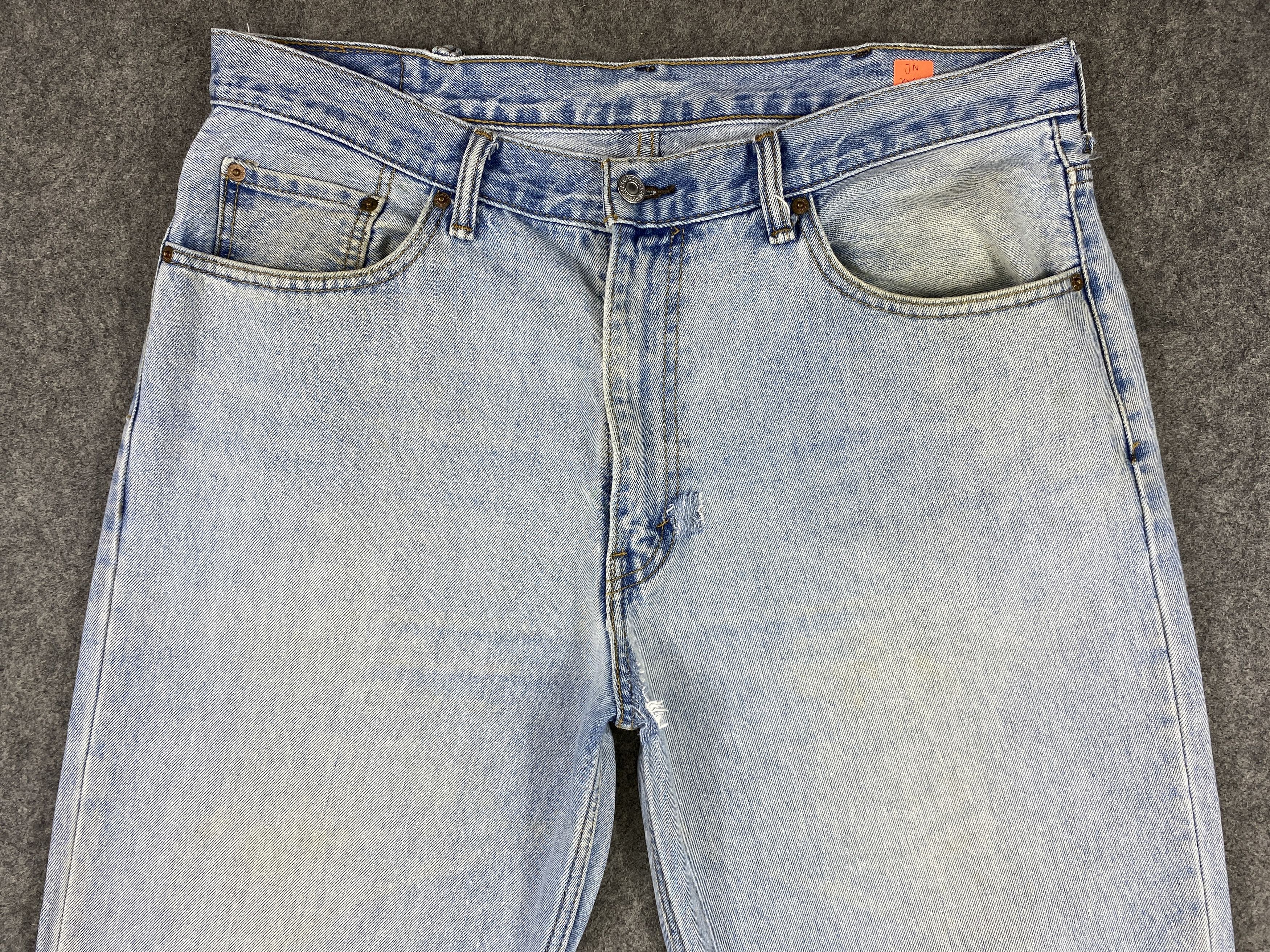 Japanese Brand Light Blue Wash Vintage Levi's 550 38x37.5 Denim -JN2062 Size US 38 / EU 54 - 3 Thumbnail