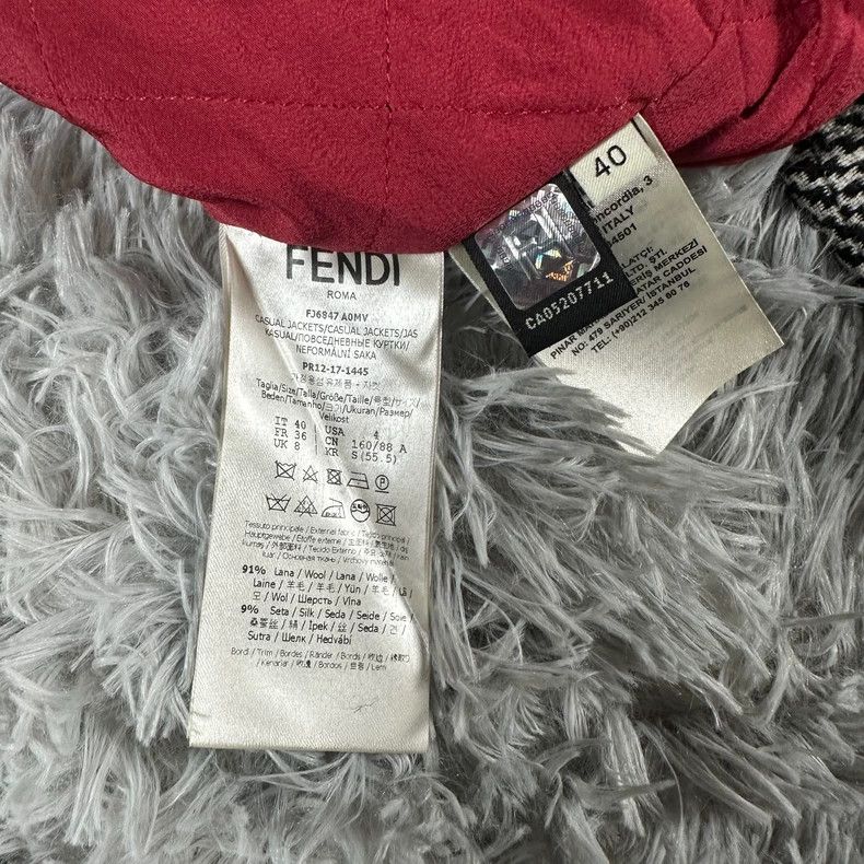 Fendi Fendi Zippered jacket Size US XXS / EU 40 - 5 Thumbnail