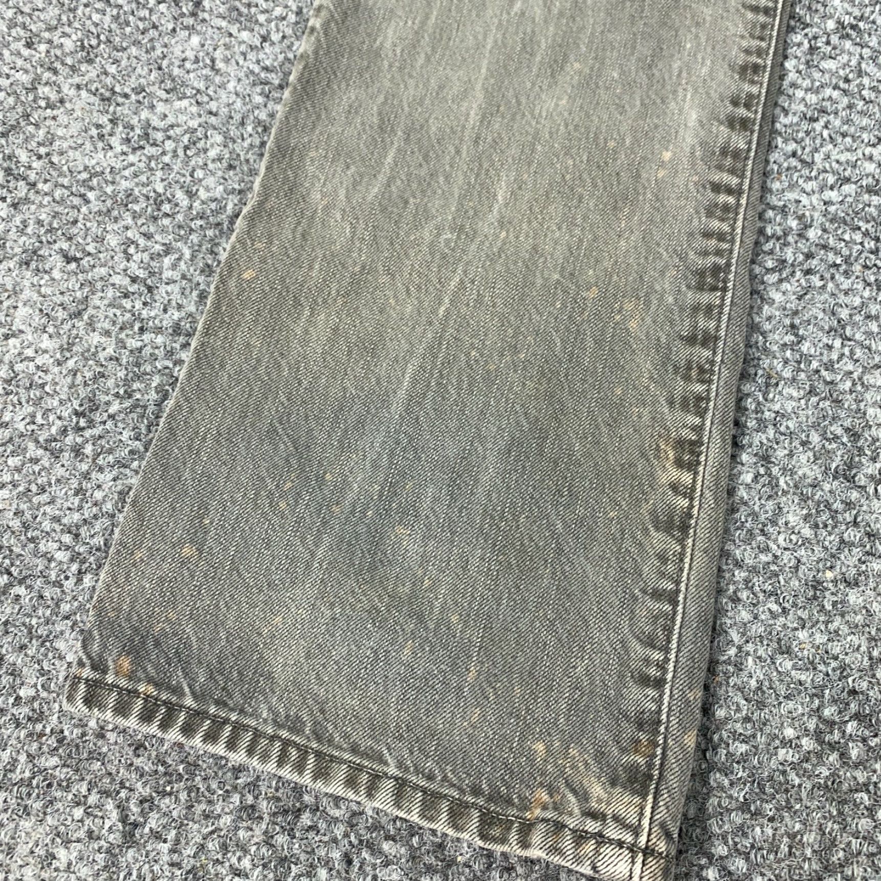 Gap GAP 1969 Jeans Mens 32x32 Gray Denim Straight Distressed Size US 32 / EU 48 - 6 Thumbnail