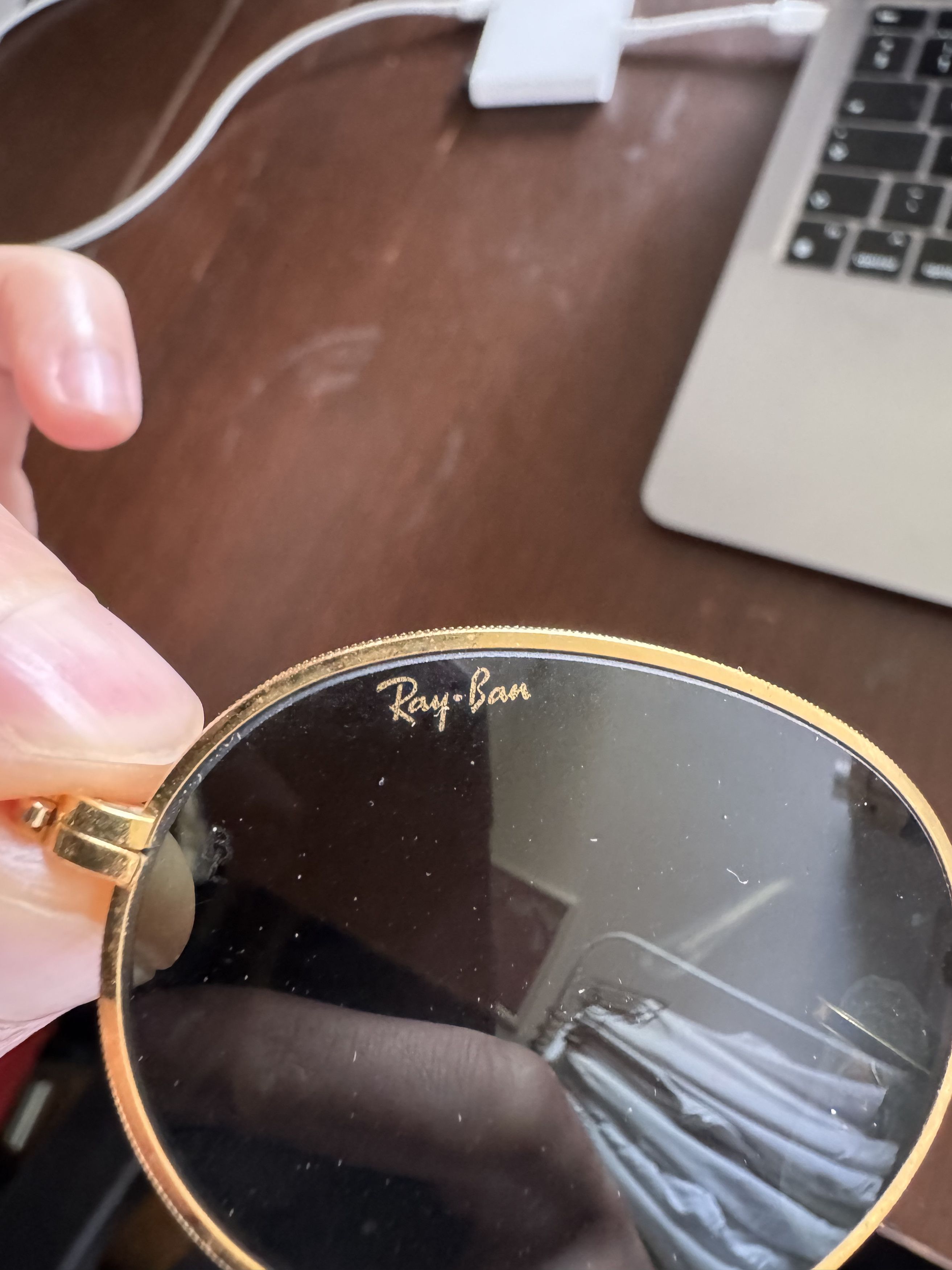 Bausch & Lomb × RayBan Ray-Ban Bausch & Lomb USA '90s Gold Oval Sunglasses Size ONE SIZE - 5 Thumbnail