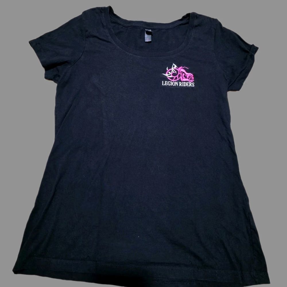 Port & Company Port & Company American Legion Riders Shirt Women's L Motorcycle Biker Tee Size L / US 10 / IT 46 - 1 Thumbnail