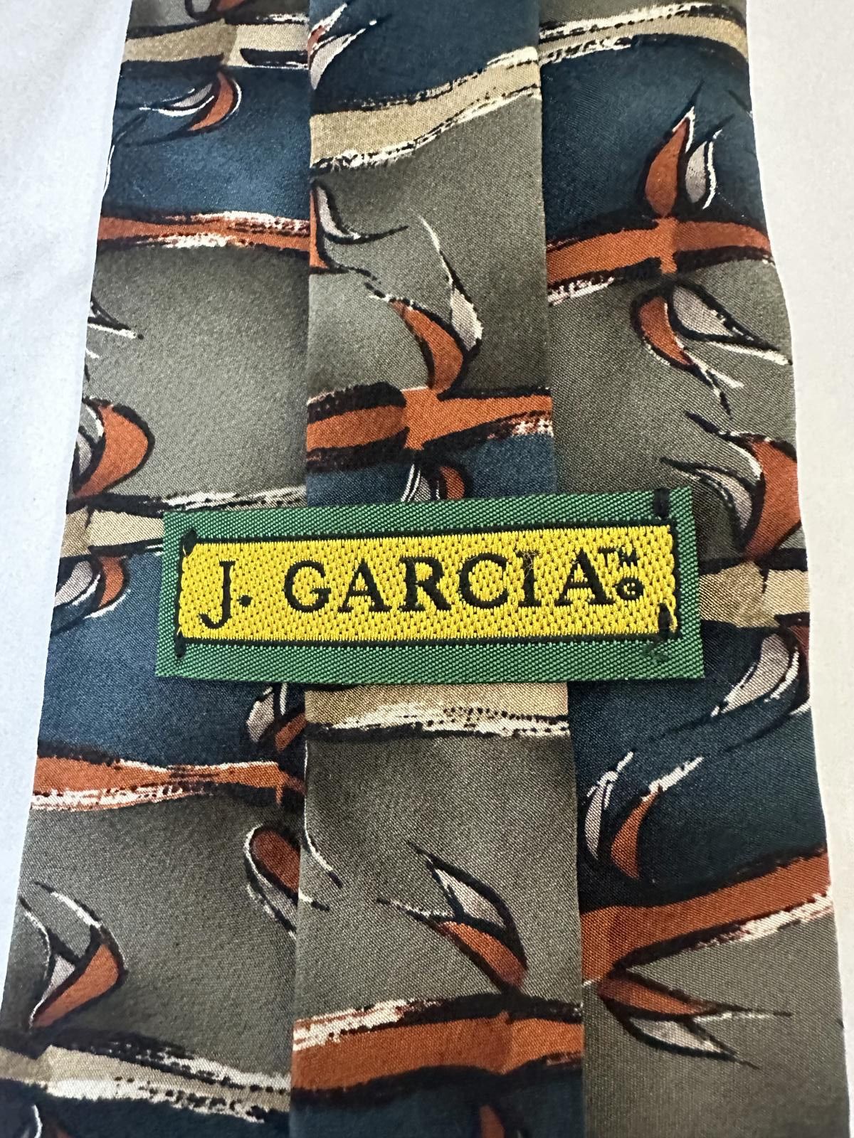 Other Vintage J. Garcia Landscape with Eye Collection 10 silk tie Size ONE SIZE - 4 Thumbnail