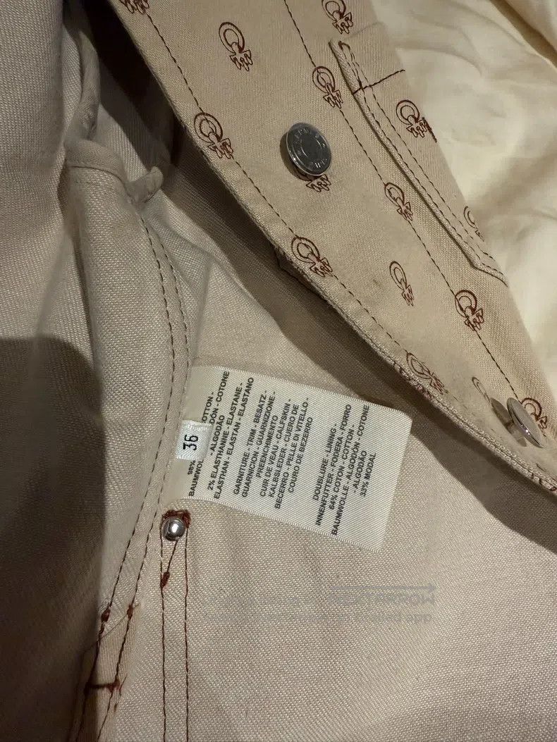 Hermes Hermes Pig Nose Khaki Equestrian Denim Jacket Size XS / US 0-2 / IT 36-38 - 5 Thumbnail