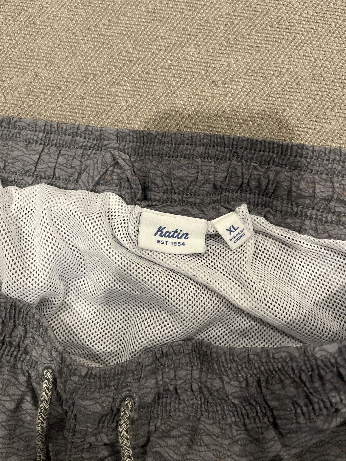 Katin × Katin Usa Katin Volley Shorts - Grey Pattern Size US 36 / EU 52 - 3 Thumbnail