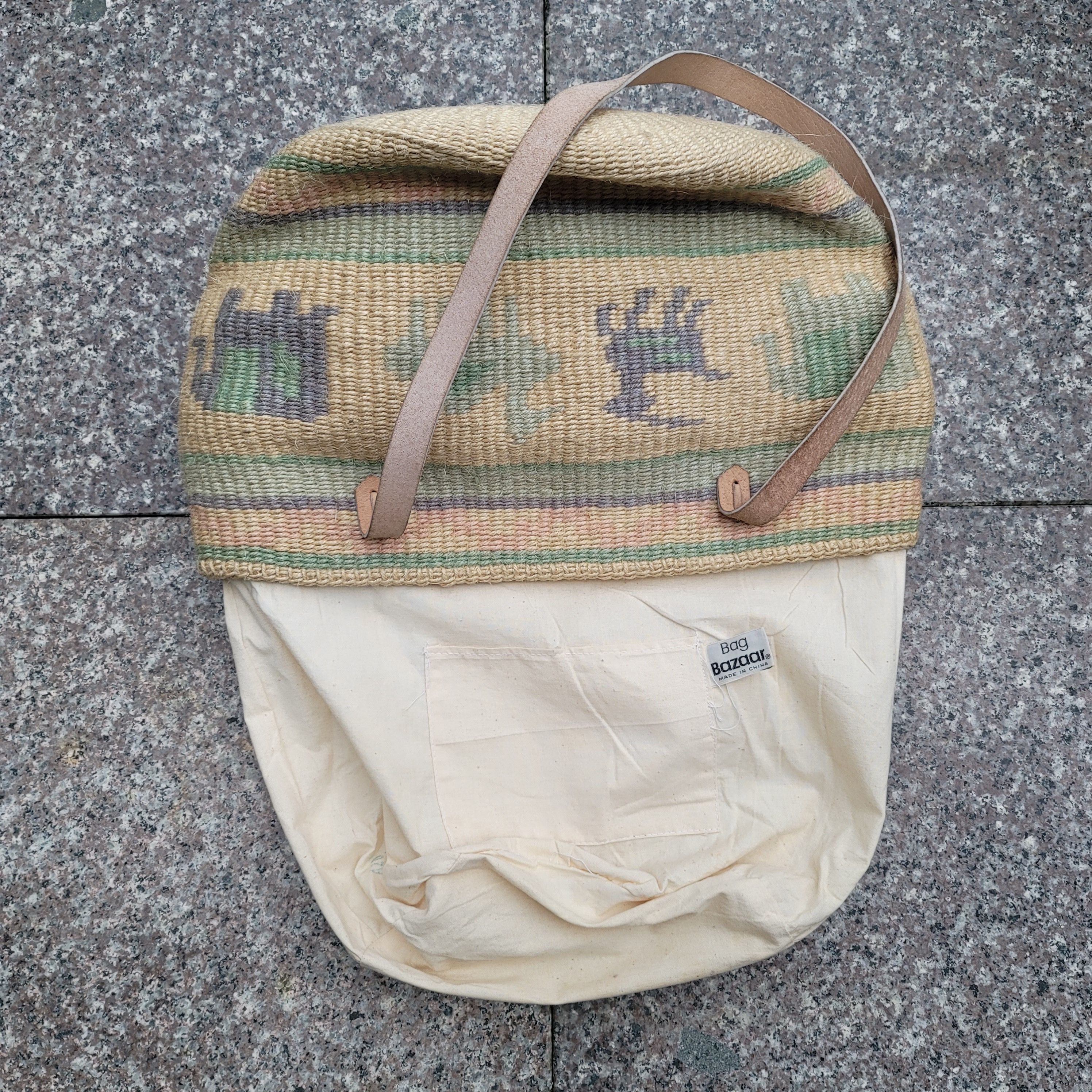 Other Vintage natural fiber woven tote bag Size ONE SIZE - 3 Thumbnail