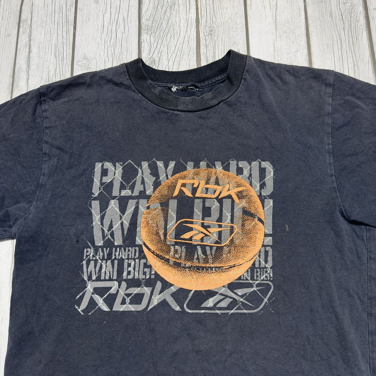 Reebok × Vintage Vintage Reebok Basketball tee Size US S / EU 44-46 / 1 - 3 Thumbnail