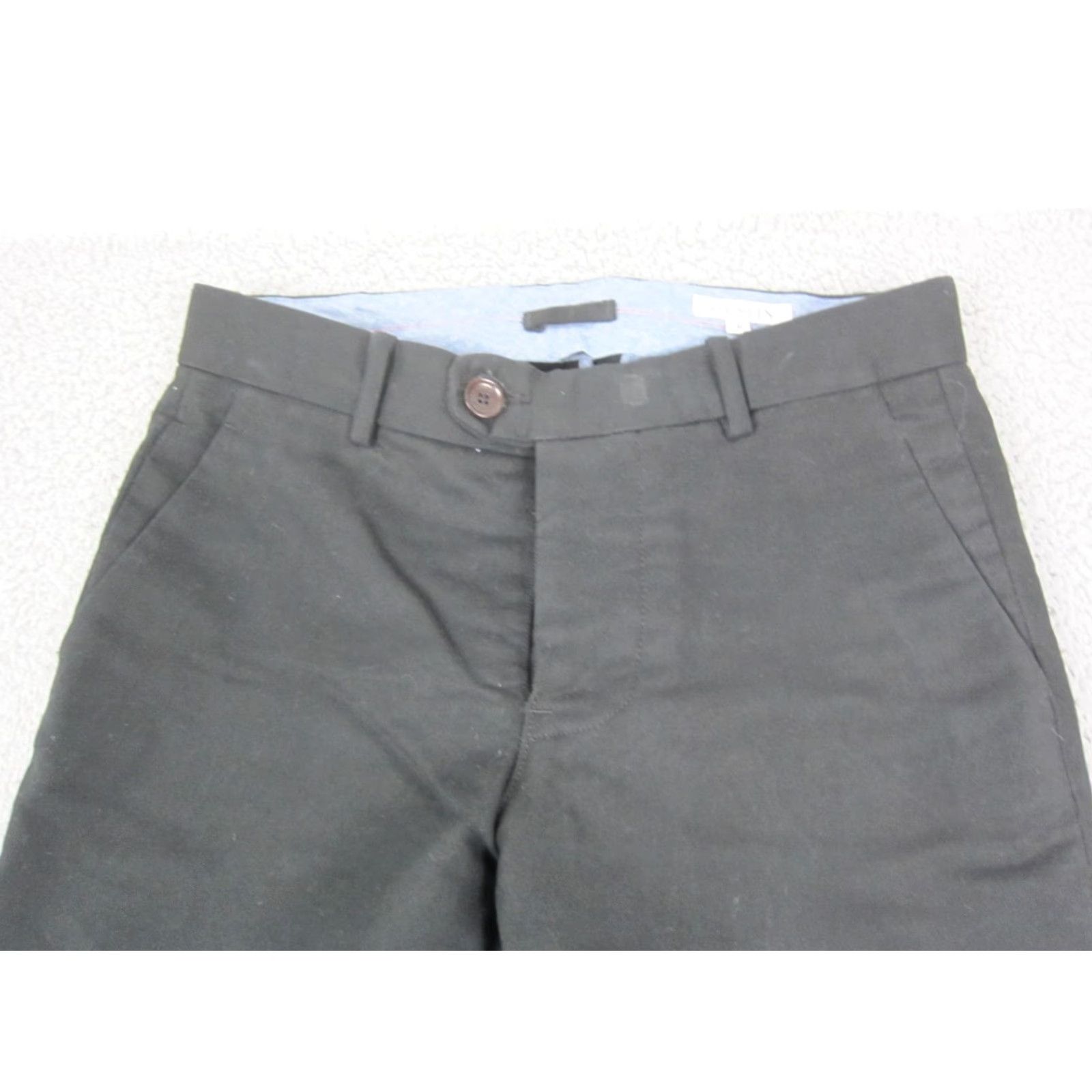 Gustin Gustin Pants Mens 31 Black Slim Straight Chino Button Fly Made in USA Size US 31 - 2 Thumbnail