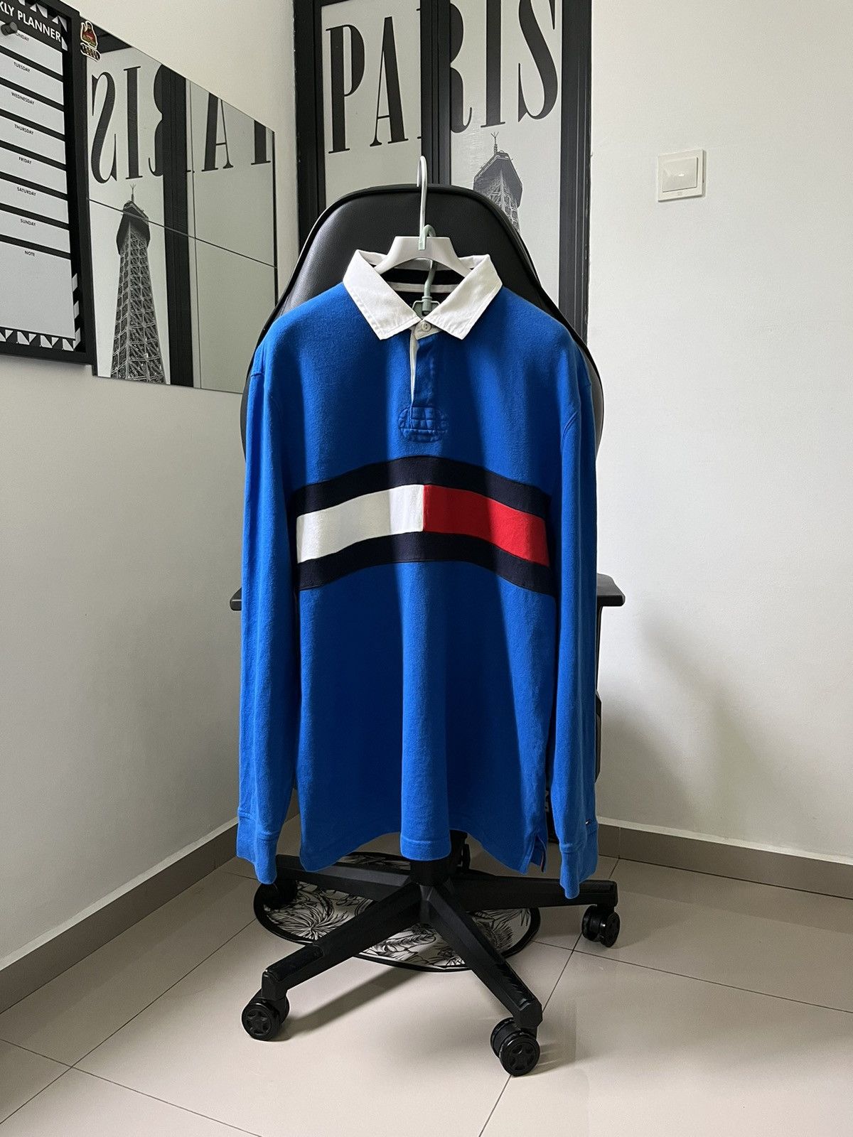 Tommy Hilfiger Tommy Hilfiger Rugby Polo Shirt Size US L / EU 52-54 / 3 - 1 Thumbnail
