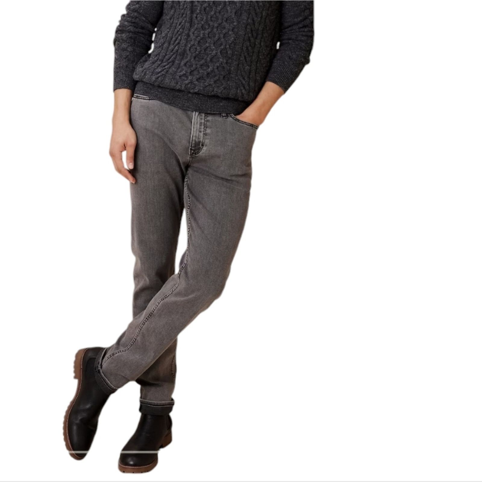 Banana Republic Banana Republic Men's Travel Slim Leg Jeans 38x32 Size US 38 / EU 54 - 4 Thumbnail