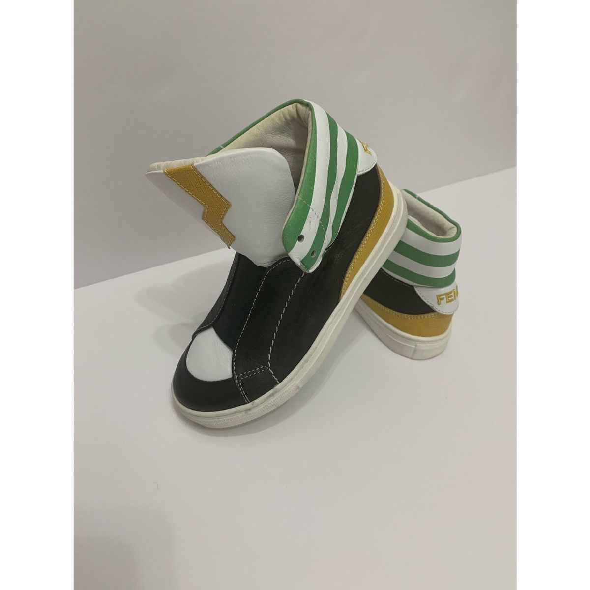 Fendi FENDI BOYS LIGHTNING ⚡️ BOLT SNEAKERS Size US 5 / EU 37 - 7 Thumbnail