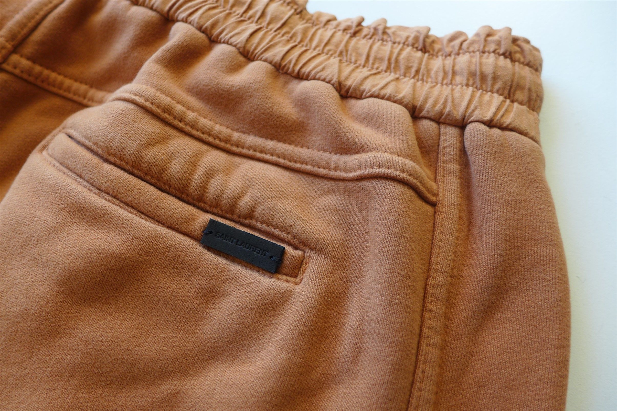 Saint Laurent Paris Saint Laurent Sweatpants -- Macchiato Blanchi Cotton Jersey Size US 36 / EU 52 - 11 Thumbnail