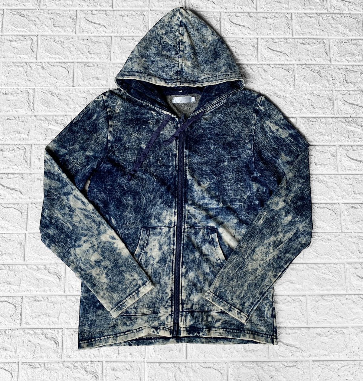 GOSTAR DE FUGA × Japanese Brand Rings Acid Wash Zipper Hoodie Size US S / EU 44-46 / 1 - 1 Thumbnail