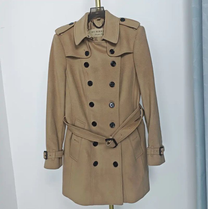 Burberry Burberry Camel Wool Double-Breasted Winter Coat Size XL / US 12-14 / IT 48-50 - 1 Thumbnail