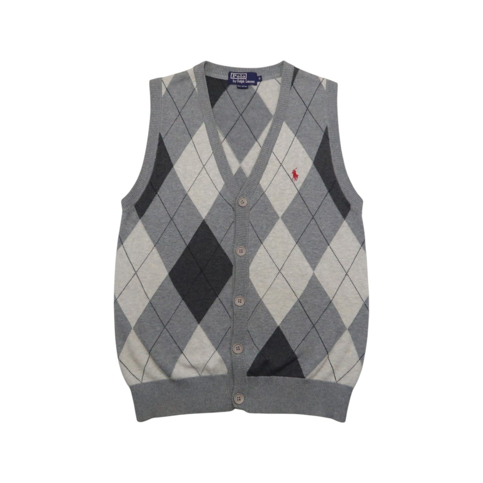 Polo Ralph Lauren VTG POLO RRL RALPH LAUREN ARGYLE RED HORSE Size US S / EU 44-46 / 1 - 1 Thumbnail